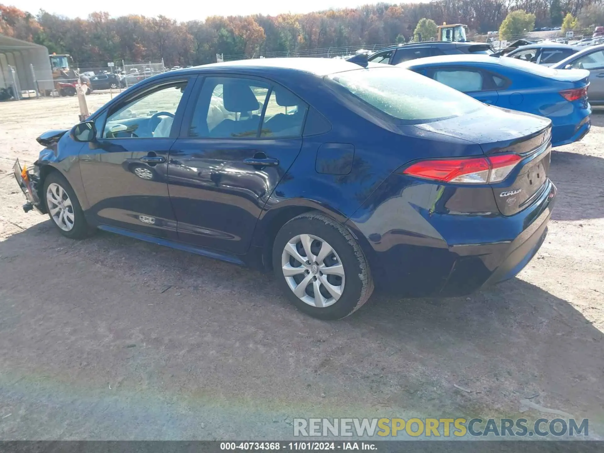 3 fotografías del automóvil dañado JTDEPMAE5MJ181566 TOYOTA COROLLA 2021