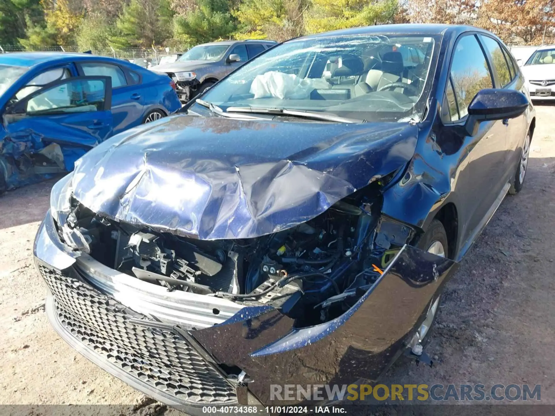 6 fotografías del automóvil dañado JTDEPMAE5MJ181566 TOYOTA COROLLA 2021