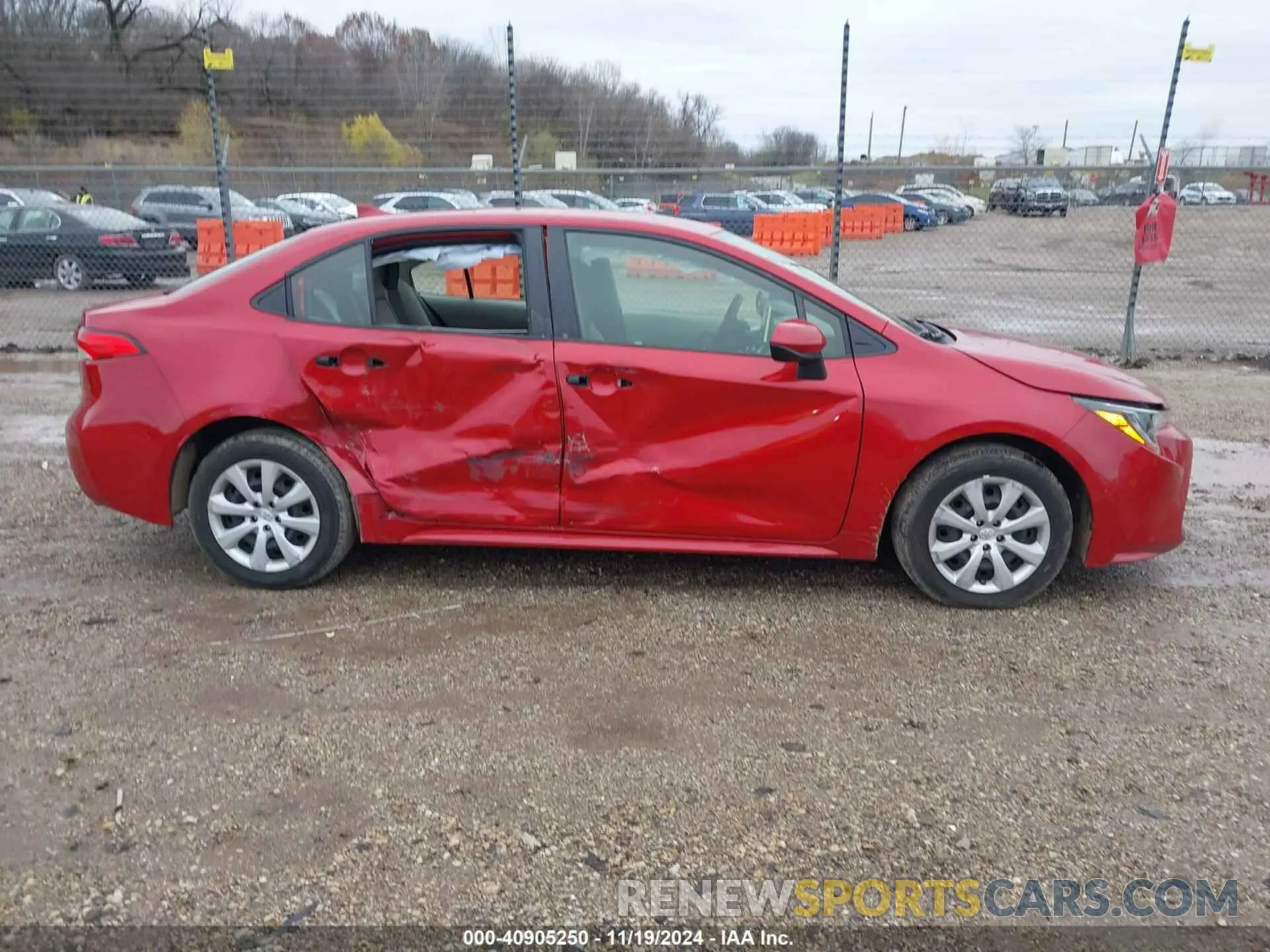 13 fotografías del automóvil dañado JTDEPMAE6MJ117441 TOYOTA COROLLA 2021