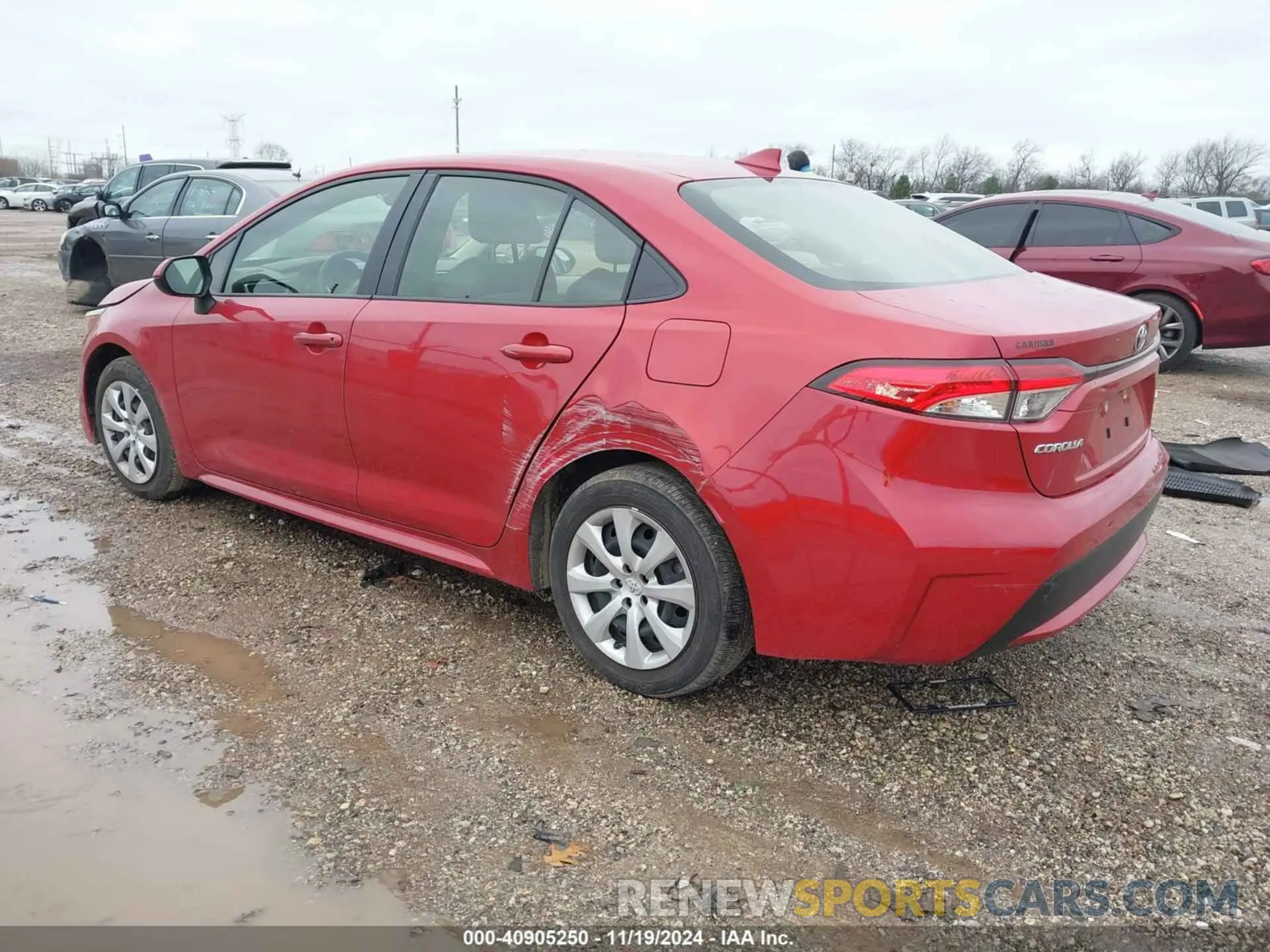 3 fotografías del automóvil dañado JTDEPMAE6MJ117441 TOYOTA COROLLA 2021