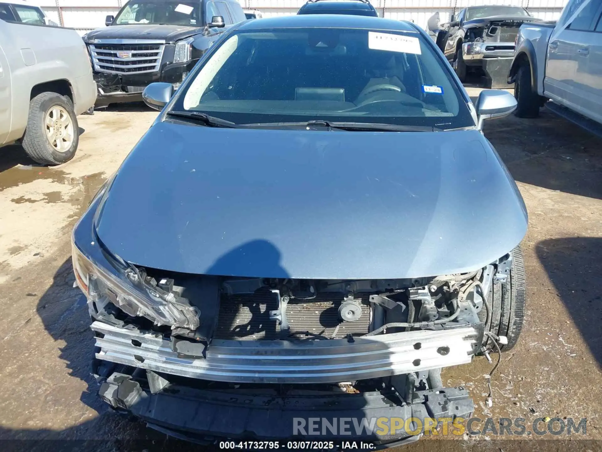 12 fotografías del automóvil dañado JTDEPMAE6MJ117973 TOYOTA COROLLA 2021