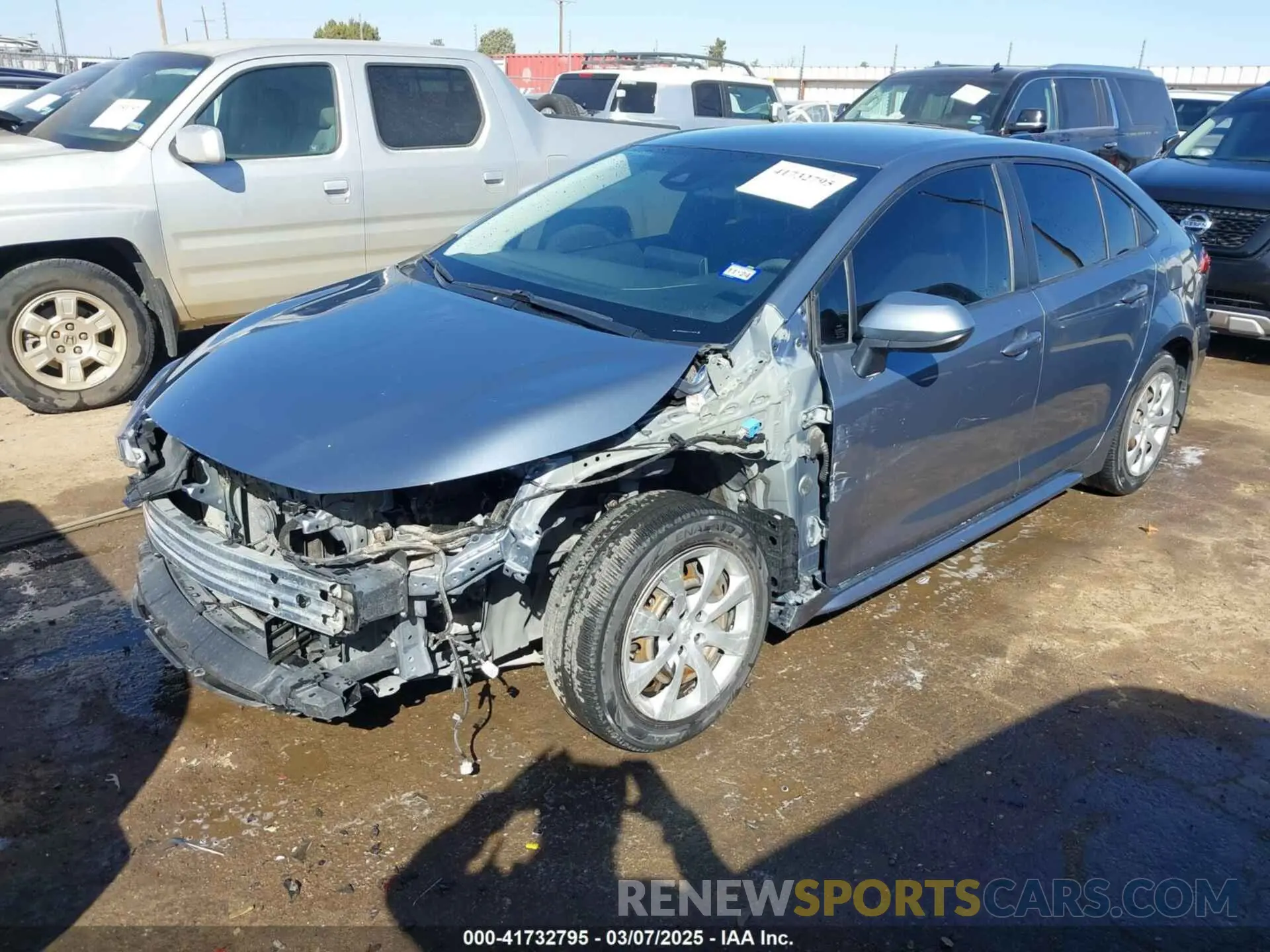 2 fotografías del automóvil dañado JTDEPMAE6MJ117973 TOYOTA COROLLA 2021