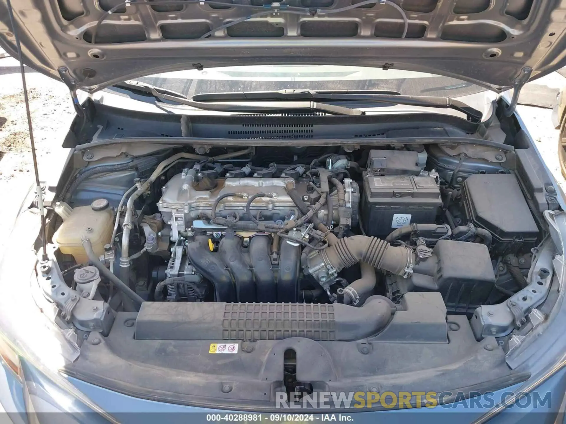 10 fotografías del automóvil dañado JTDEPMAE6MJ118220 TOYOTA COROLLA 2021