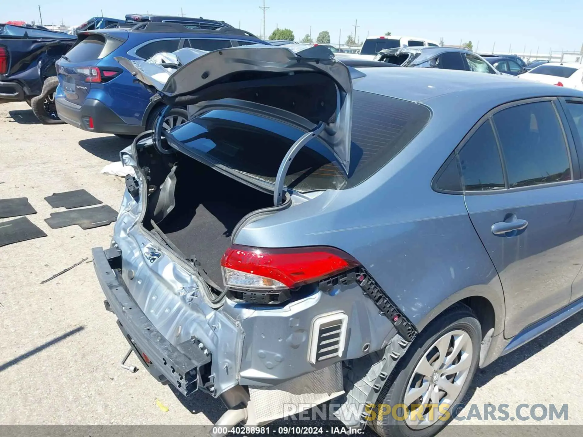 6 fotografías del automóvil dañado JTDEPMAE6MJ118220 TOYOTA COROLLA 2021