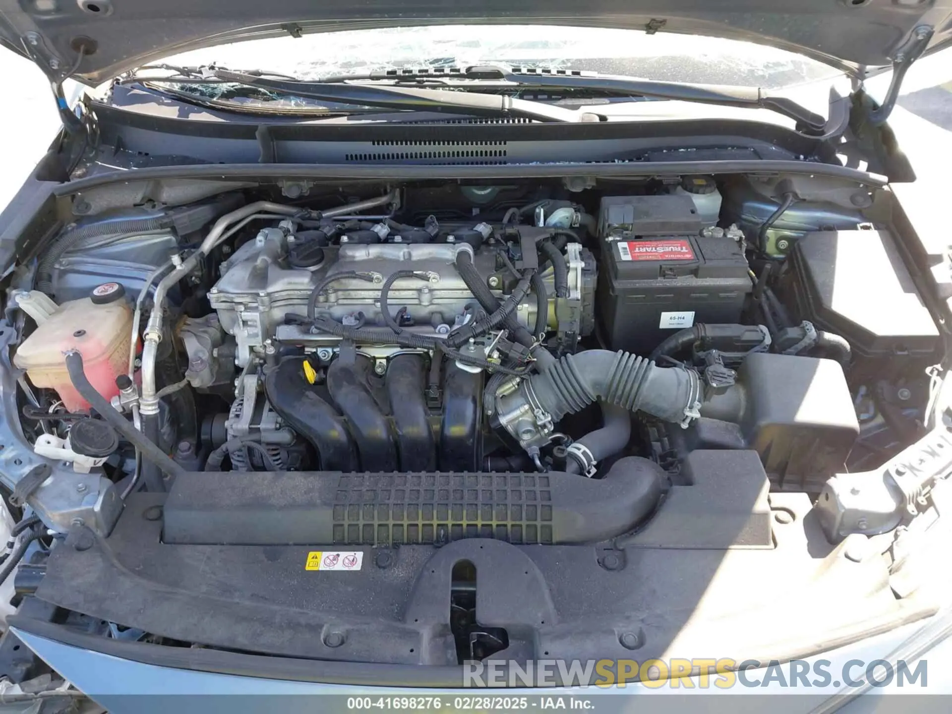 10 fotografías del automóvil dañado JTDEPMAE6MJ118797 TOYOTA COROLLA 2021