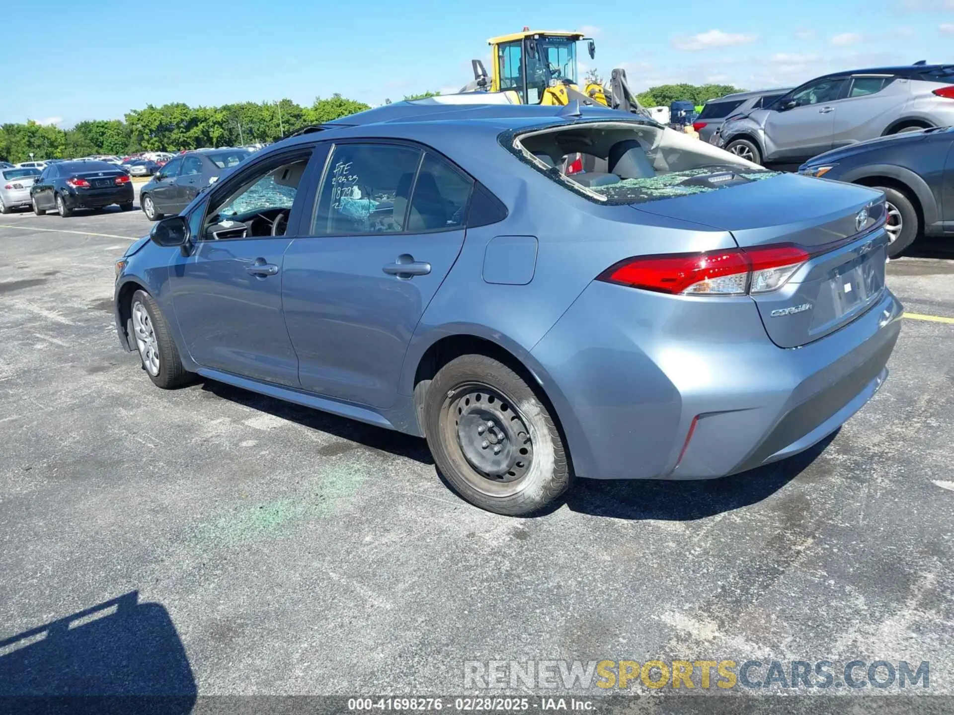 3 fotografías del automóvil dañado JTDEPMAE6MJ118797 TOYOTA COROLLA 2021