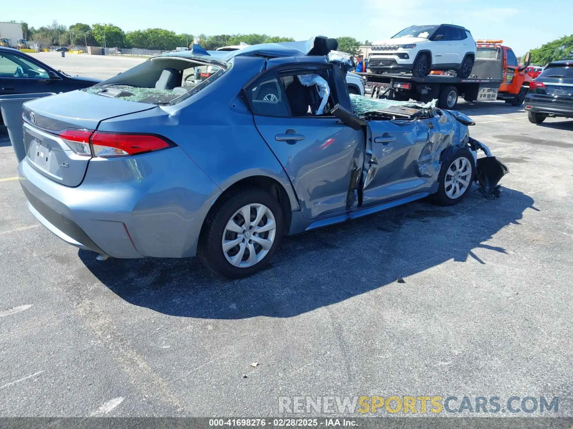 4 fotografías del automóvil dañado JTDEPMAE6MJ118797 TOYOTA COROLLA 2021