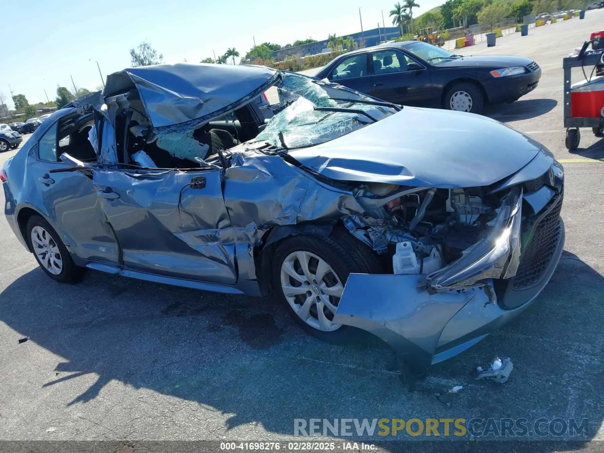 6 fotografías del automóvil dañado JTDEPMAE6MJ118797 TOYOTA COROLLA 2021