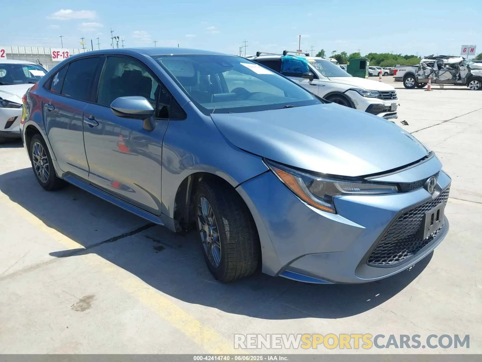 1 fotografías del automóvil dañado JTDEPMAE6MJ124132 TOYOTA COROLLA 2021