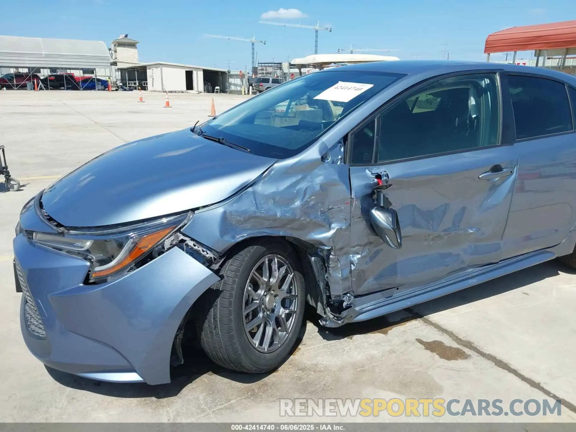 6 fotografías del automóvil dañado JTDEPMAE6MJ124132 TOYOTA COROLLA 2021