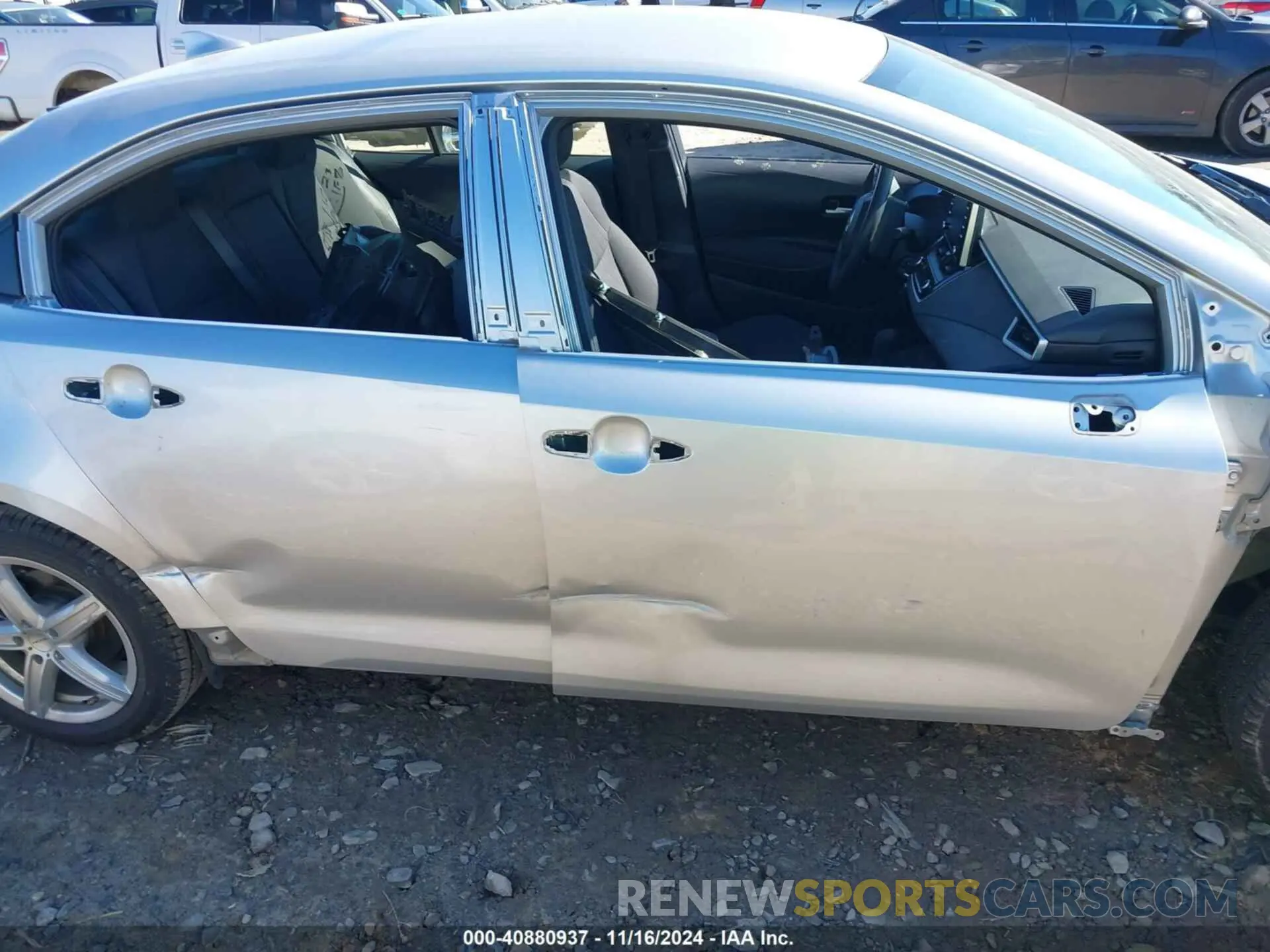 14 fotografías del automóvil dañado JTDEPMAE6MJ131338 TOYOTA COROLLA 2021