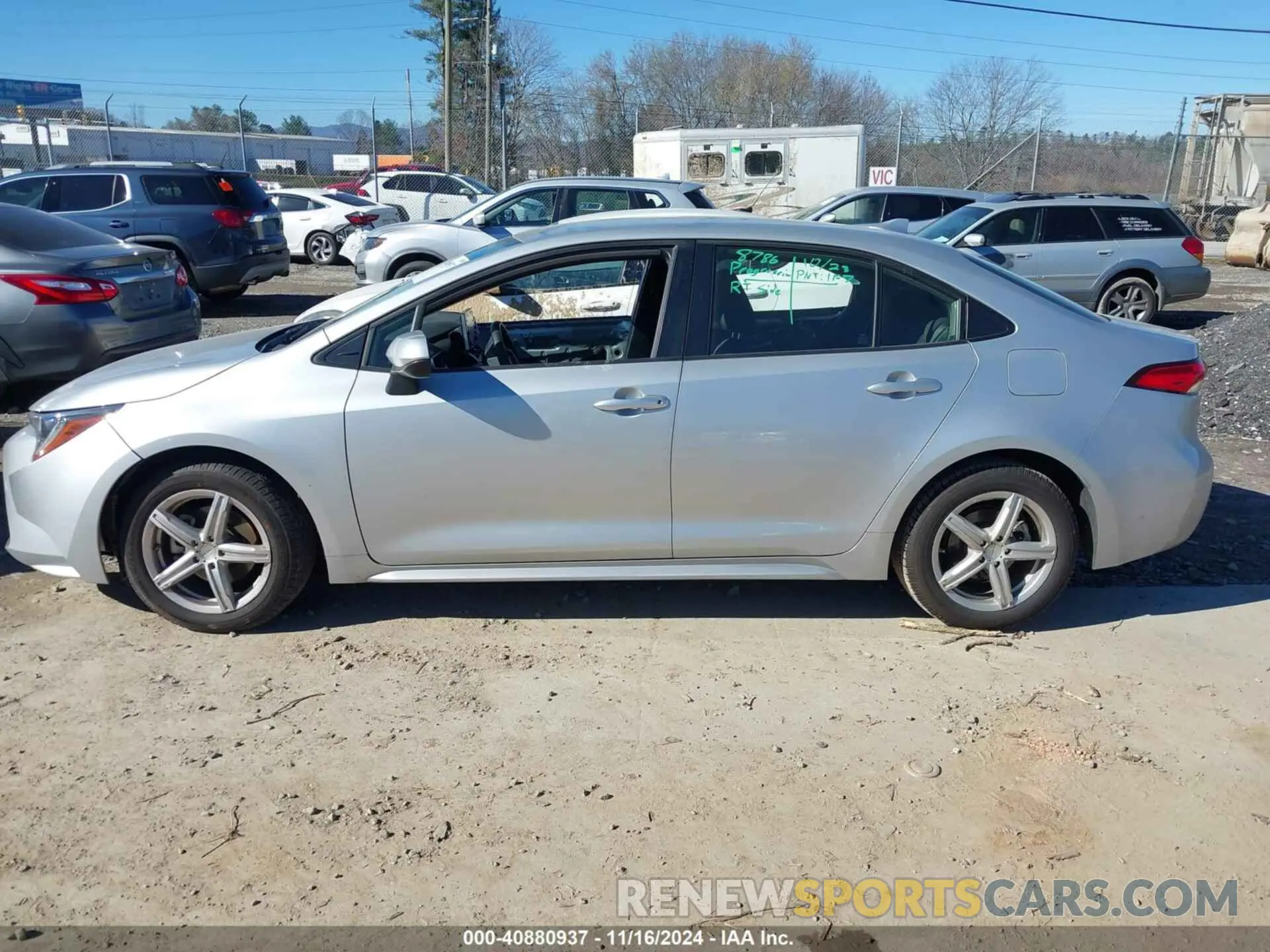 15 fotografías del automóvil dañado JTDEPMAE6MJ131338 TOYOTA COROLLA 2021
