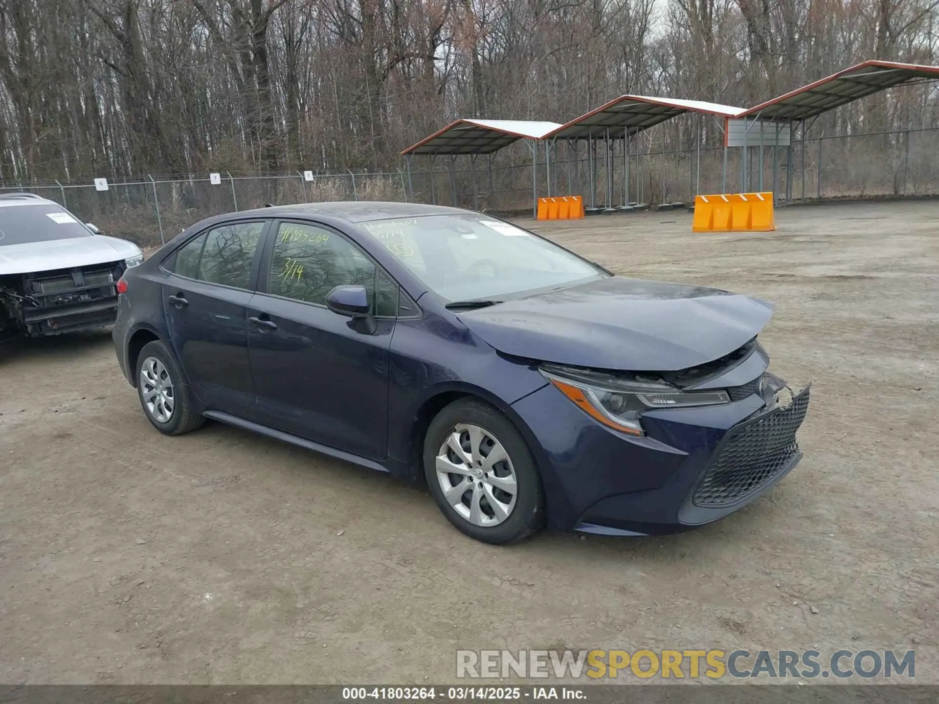 1 fotografías del automóvil dañado JTDEPMAE6MJ132652 TOYOTA COROLLA 2021