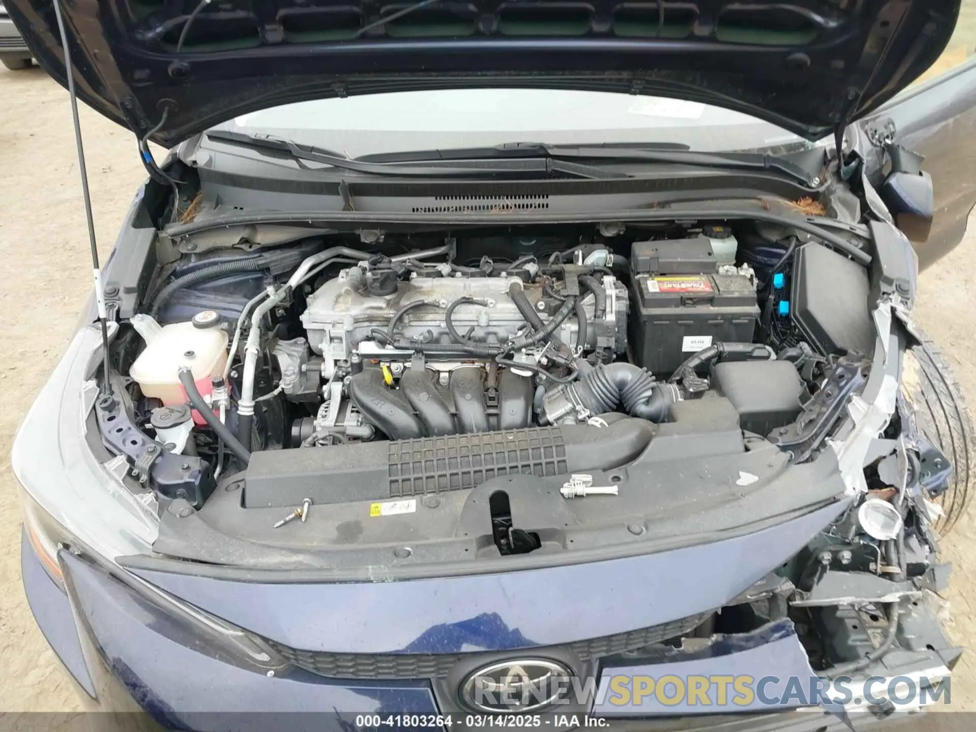 10 fotografías del automóvil dañado JTDEPMAE6MJ132652 TOYOTA COROLLA 2021