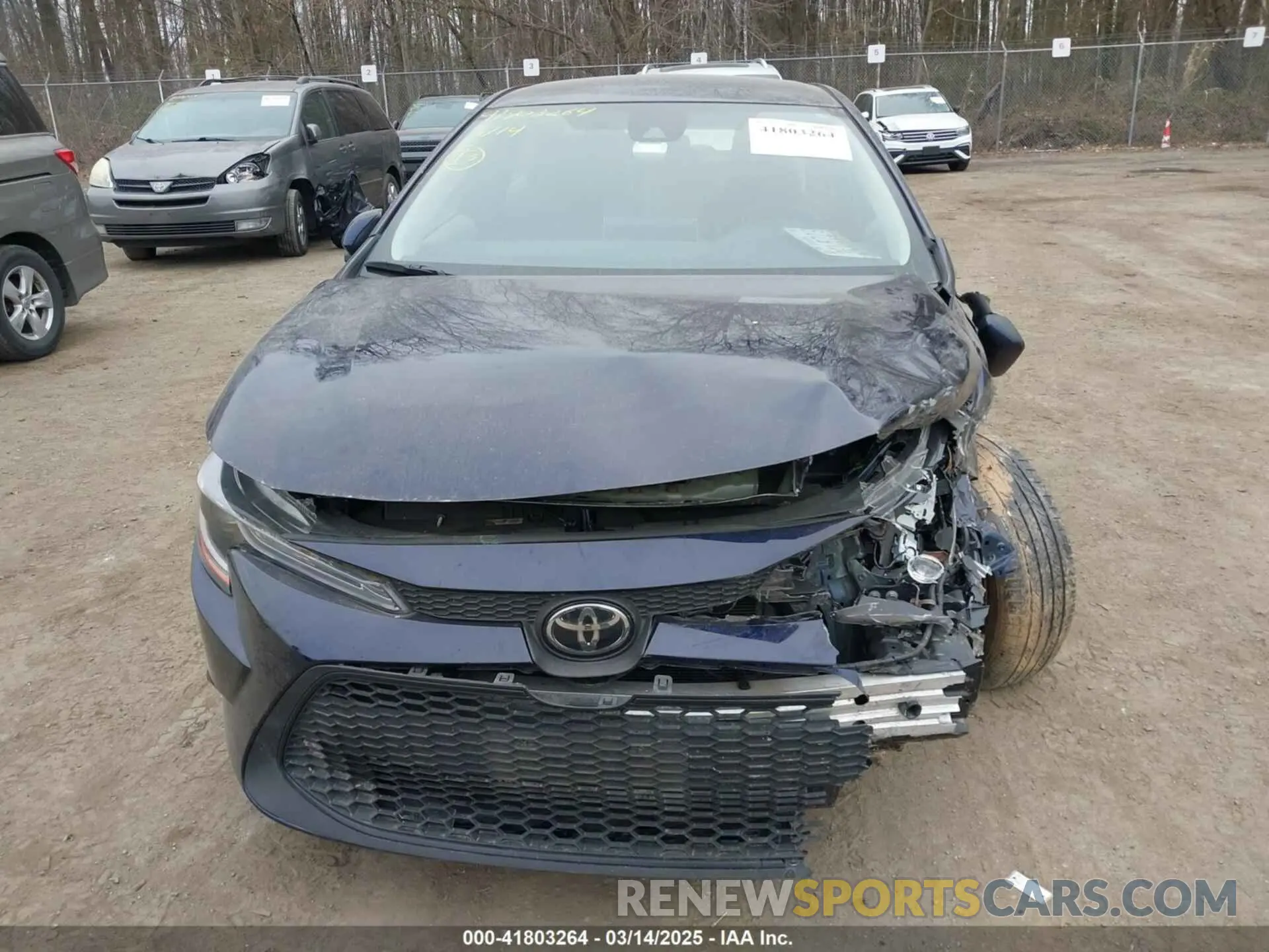 12 fotografías del automóvil dañado JTDEPMAE6MJ132652 TOYOTA COROLLA 2021