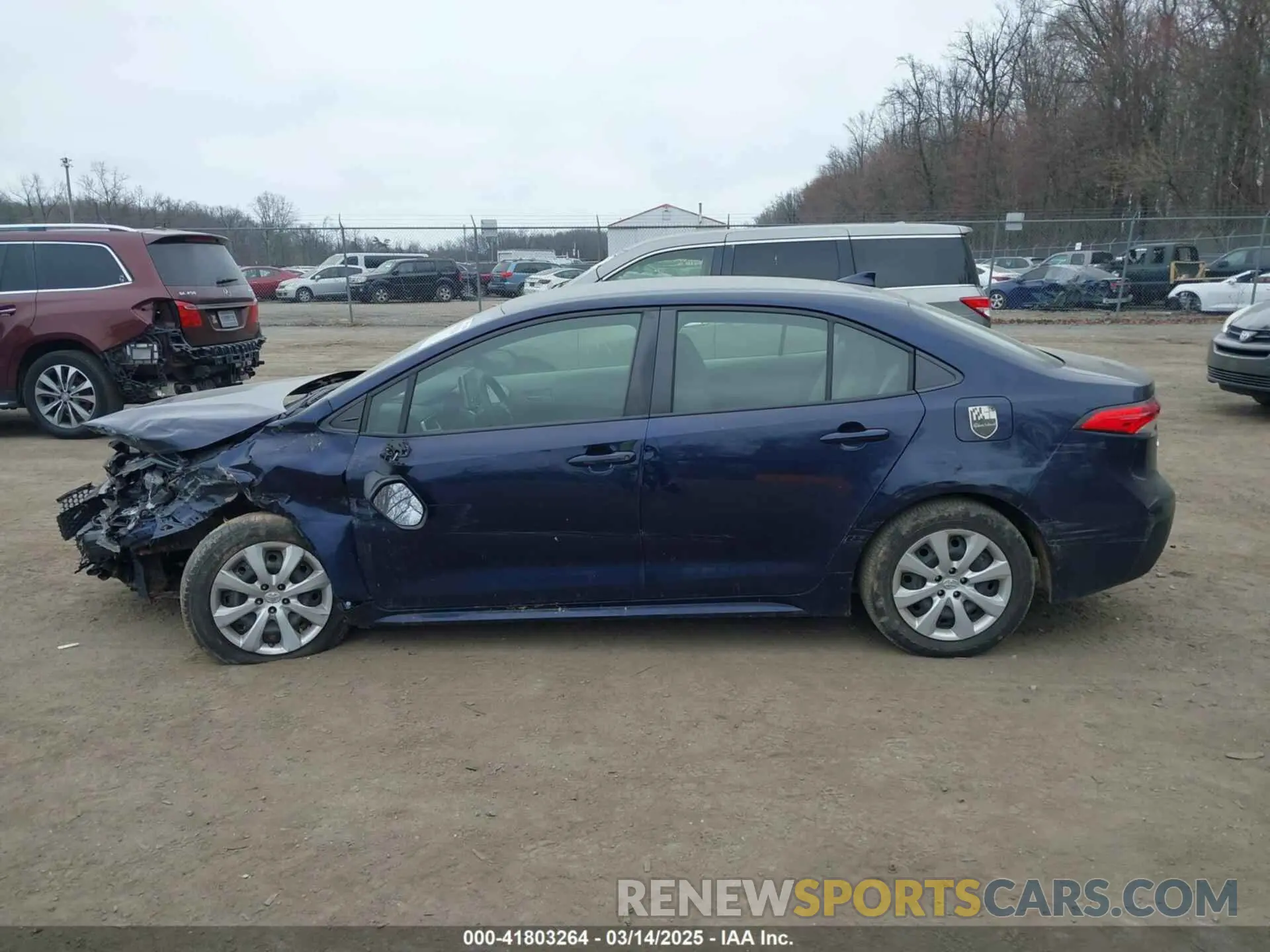 14 fotografías del automóvil dañado JTDEPMAE6MJ132652 TOYOTA COROLLA 2021