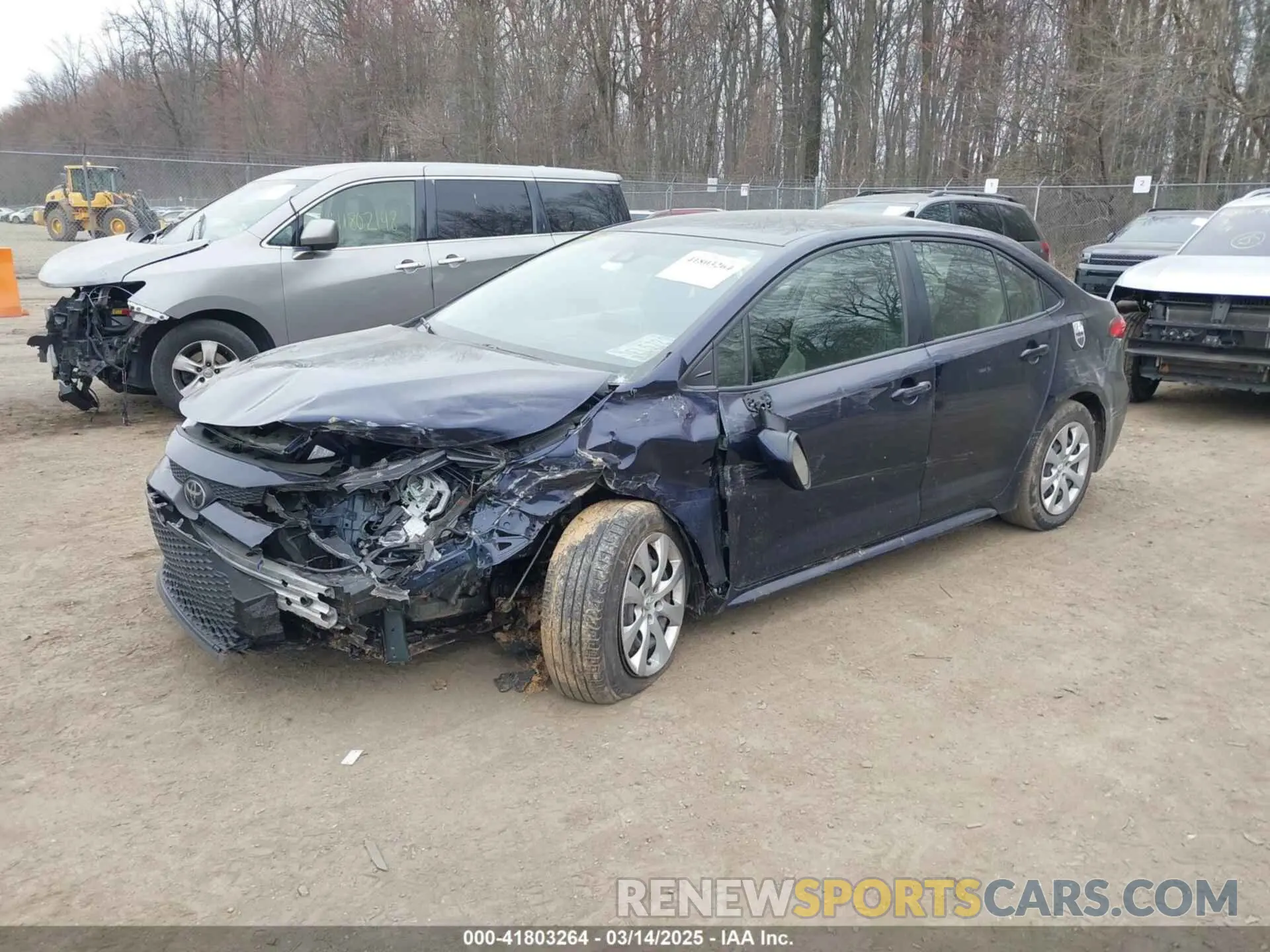 2 fotografías del automóvil dañado JTDEPMAE6MJ132652 TOYOTA COROLLA 2021