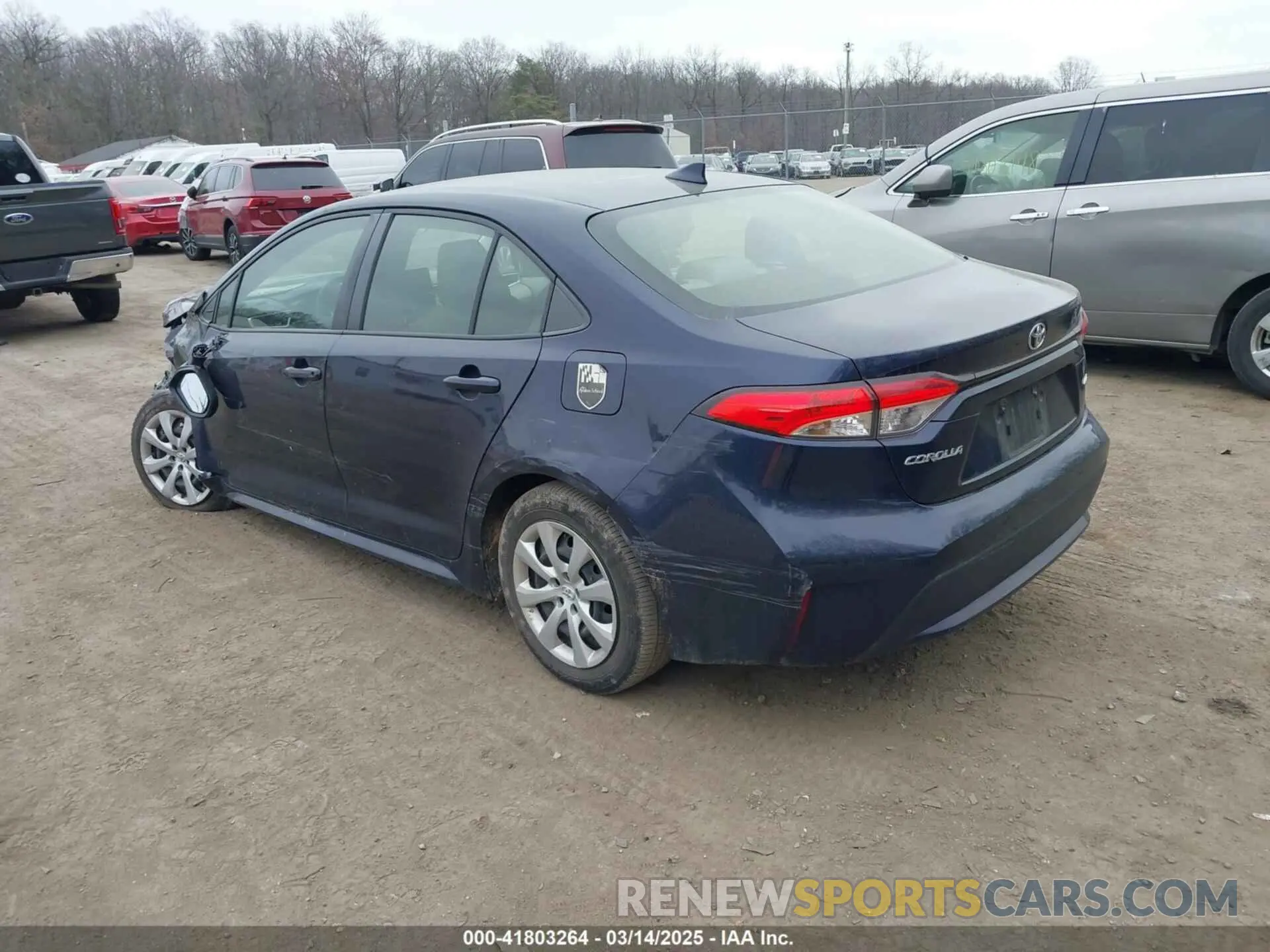 3 fotografías del automóvil dañado JTDEPMAE6MJ132652 TOYOTA COROLLA 2021