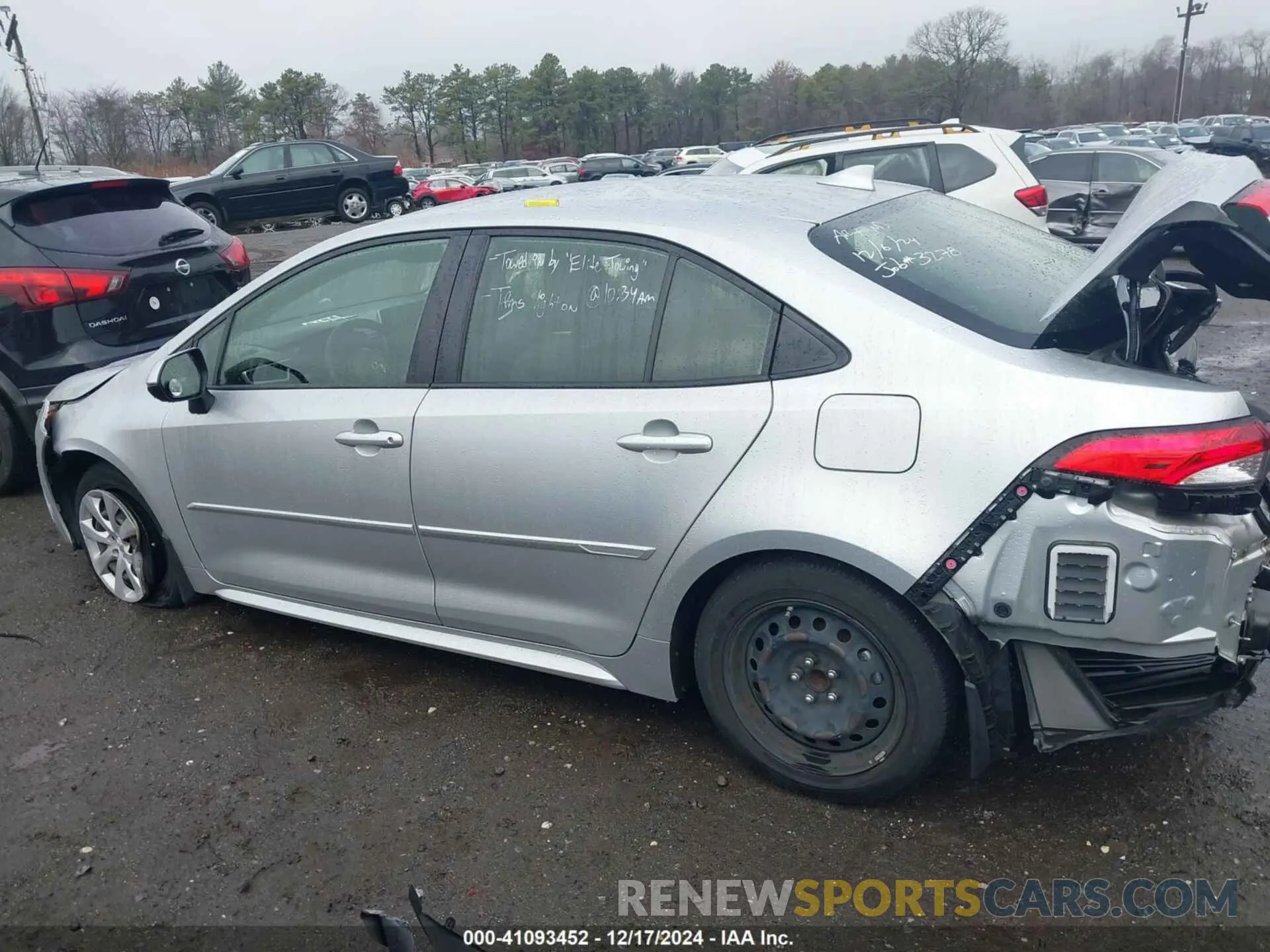 15 fotografías del automóvil dañado JTDEPMAE6MJ132666 TOYOTA COROLLA 2021