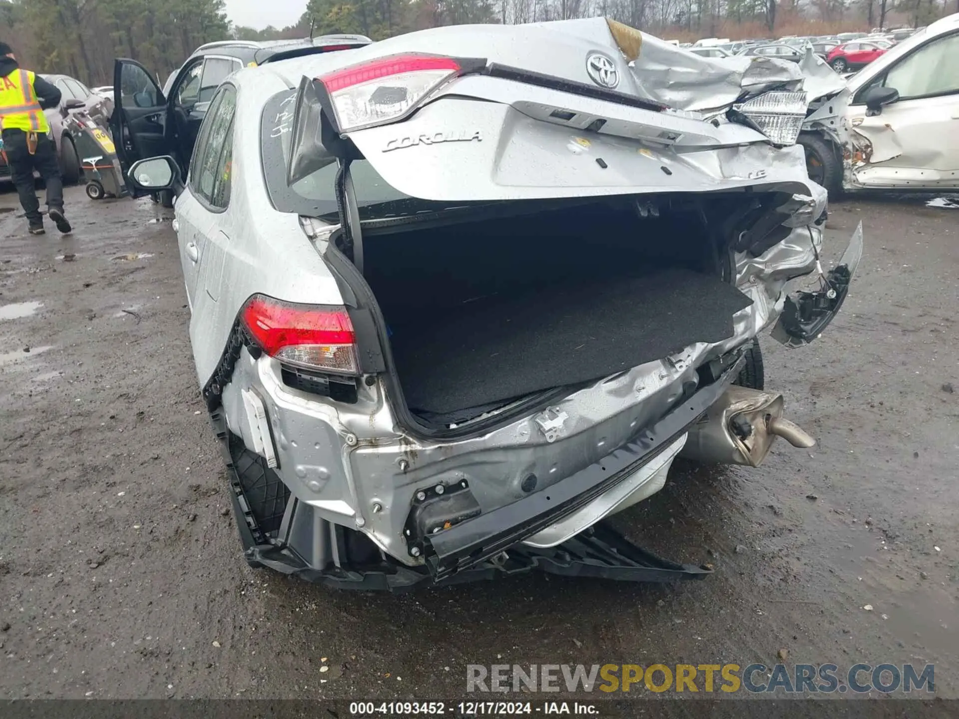 6 fotografías del automóvil dañado JTDEPMAE6MJ132666 TOYOTA COROLLA 2021
