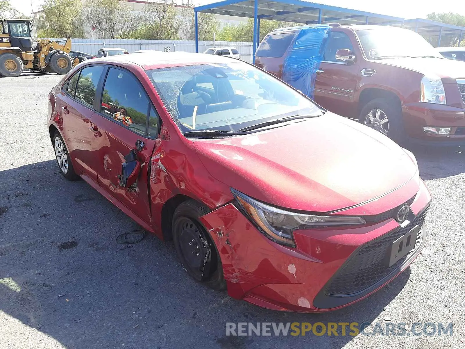 1 fotografías del automóvil dañado JTDEPMAE6MJ132697 TOYOTA COROLLA 2021