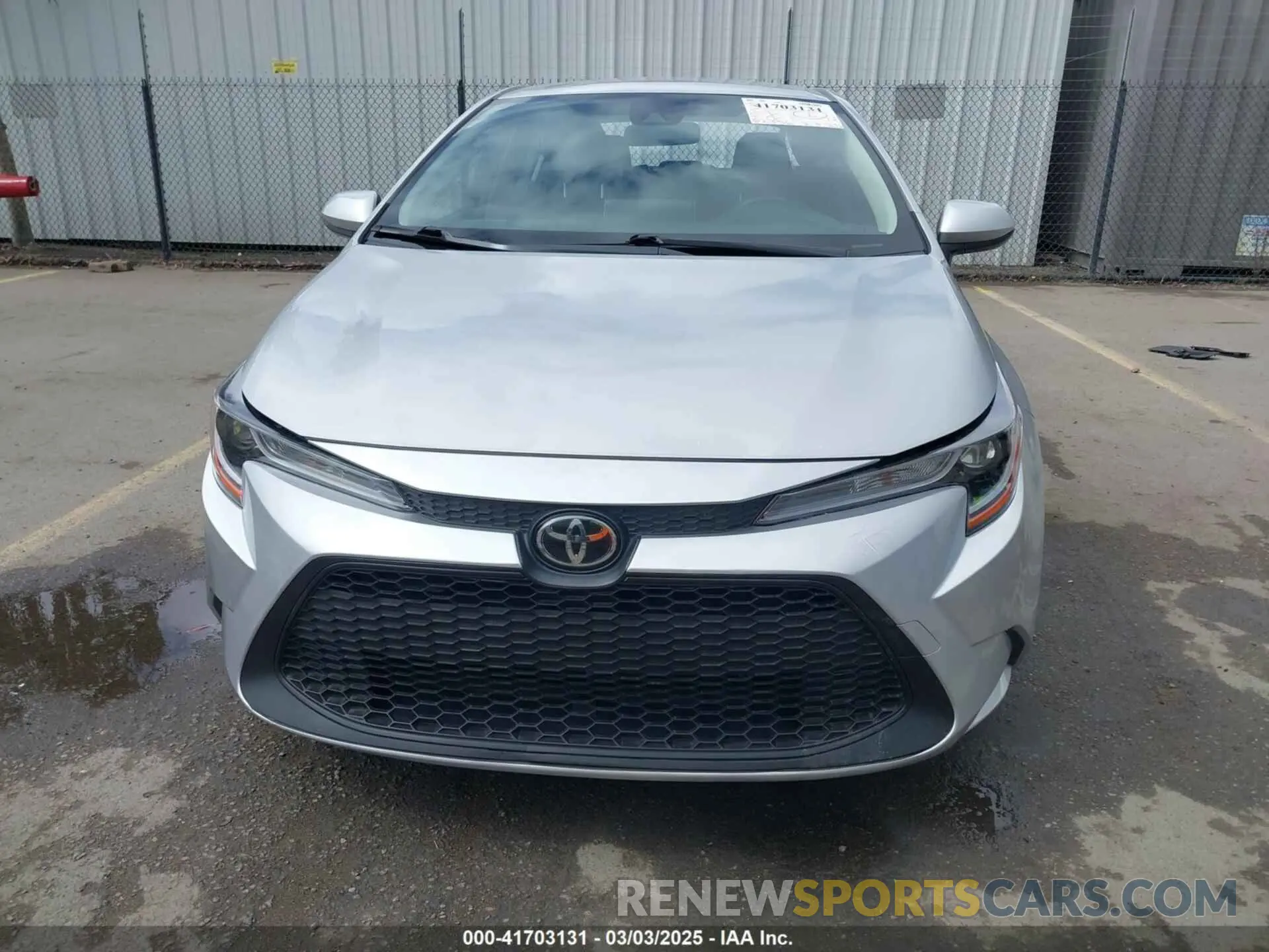 12 fotografías del automóvil dañado JTDEPMAE6MJ133073 TOYOTA COROLLA 2021