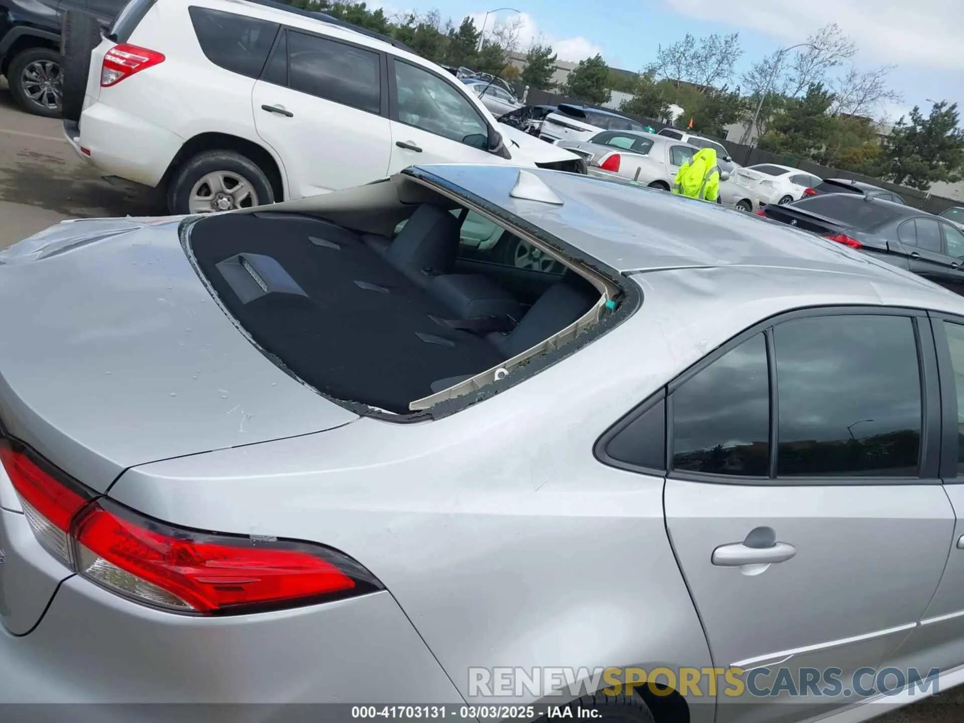 19 fotografías del automóvil dañado JTDEPMAE6MJ133073 TOYOTA COROLLA 2021