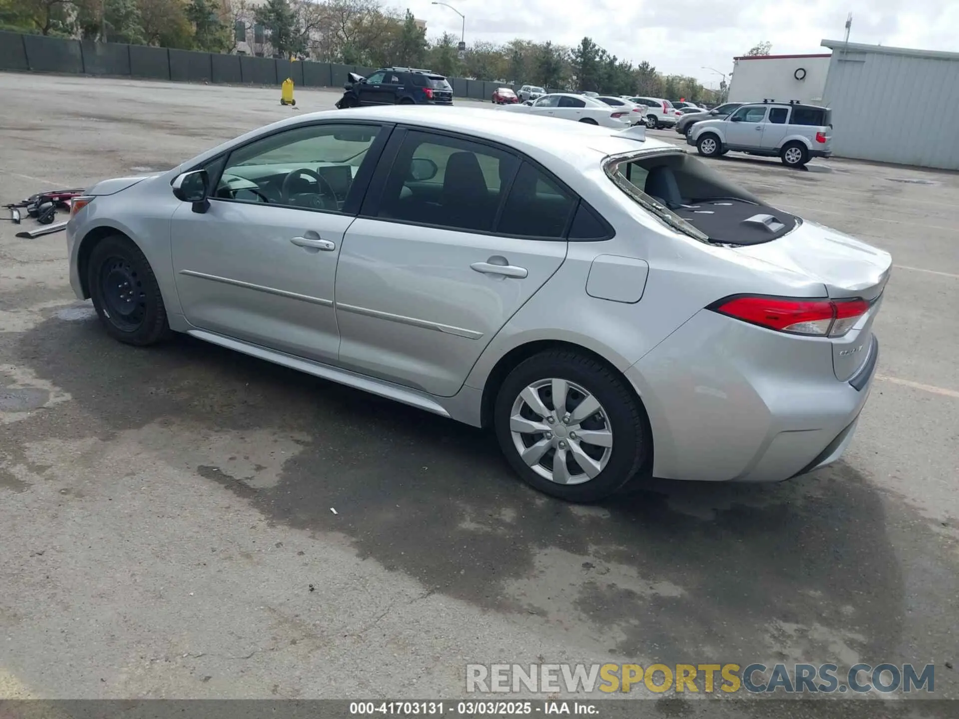 3 fotografías del automóvil dañado JTDEPMAE6MJ133073 TOYOTA COROLLA 2021