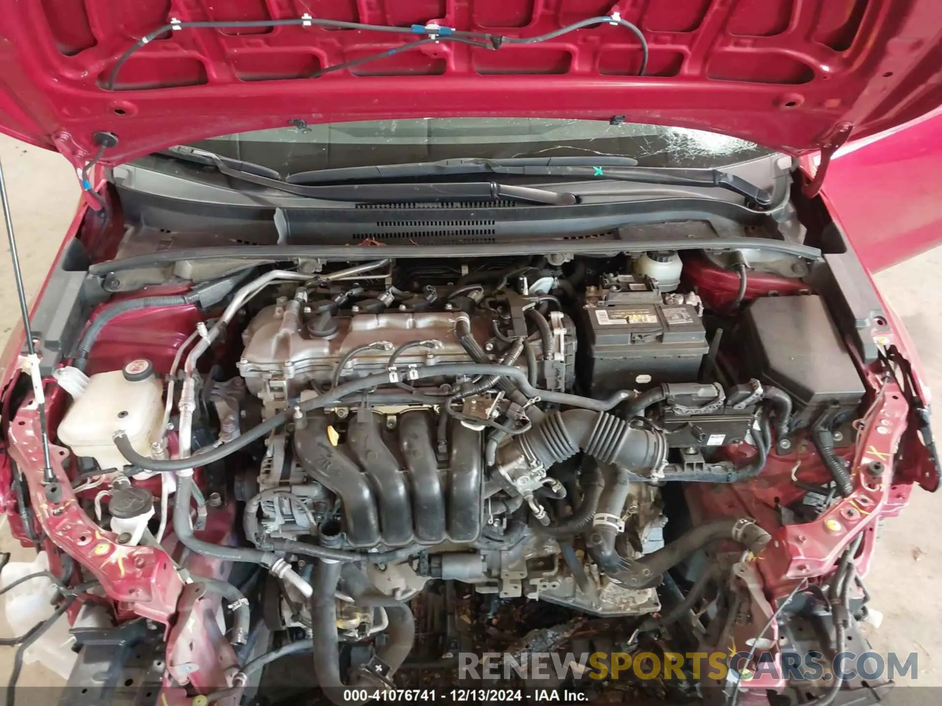 10 fotografías del automóvil dañado JTDEPMAE6MJ134885 TOYOTA COROLLA 2021