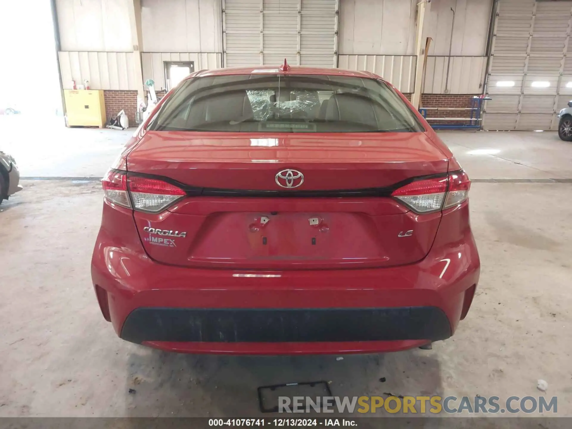 16 fotografías del automóvil dañado JTDEPMAE6MJ134885 TOYOTA COROLLA 2021