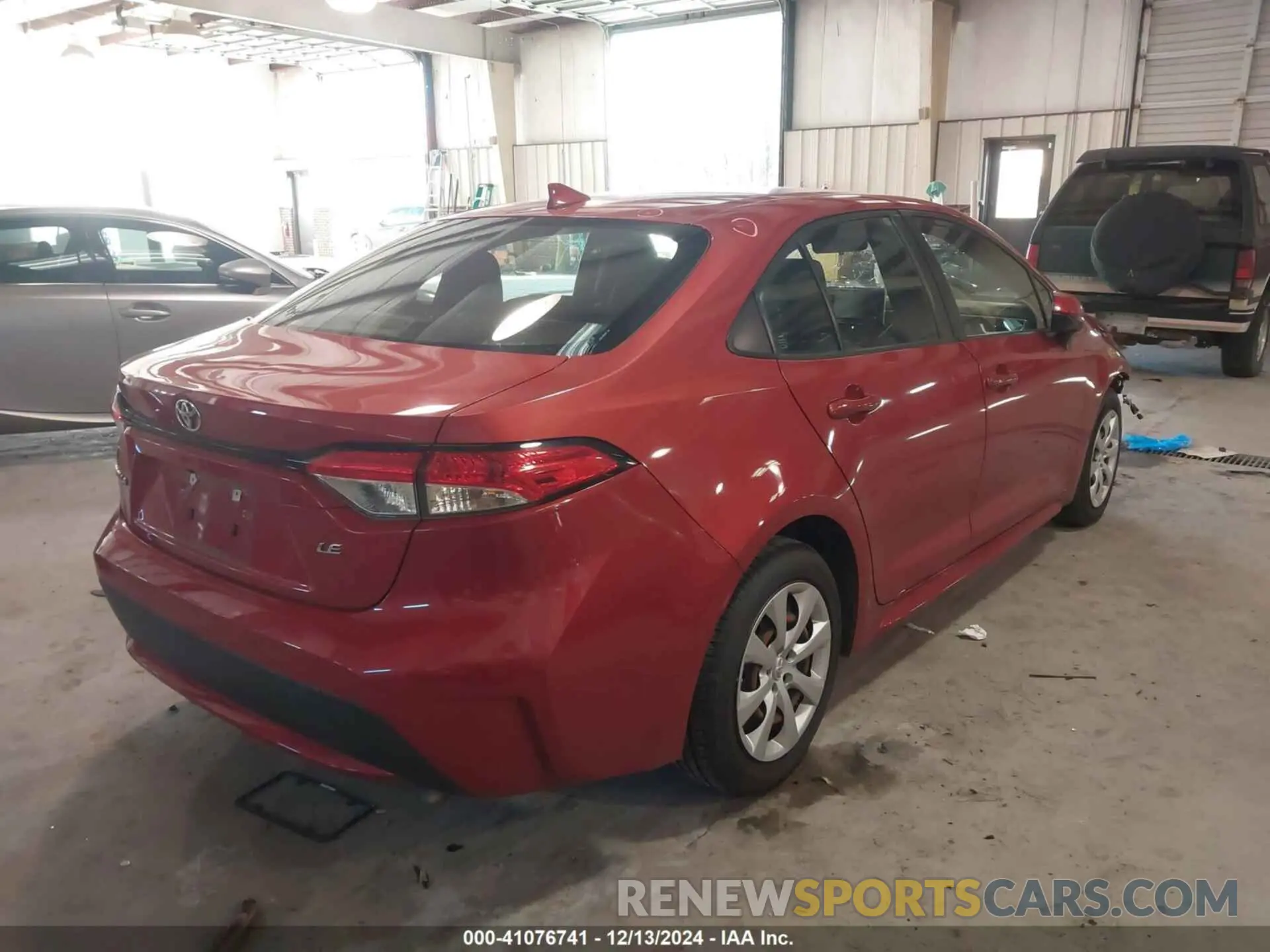 4 fotografías del automóvil dañado JTDEPMAE6MJ134885 TOYOTA COROLLA 2021