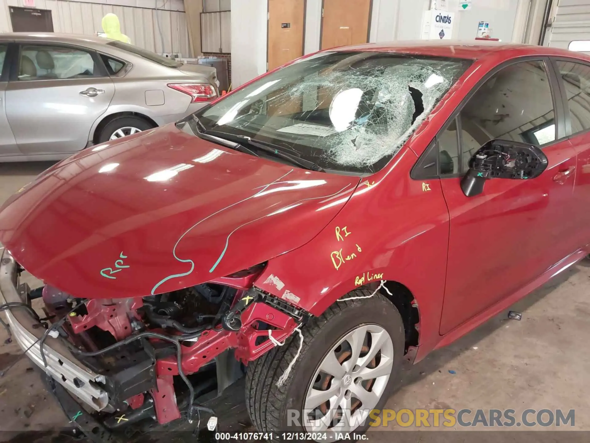 6 fotografías del automóvil dañado JTDEPMAE6MJ134885 TOYOTA COROLLA 2021