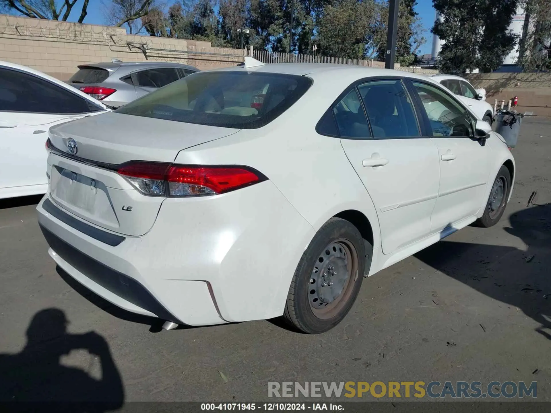 4 fotografías del automóvil dañado JTDEPMAE6MJ135180 TOYOTA COROLLA 2021