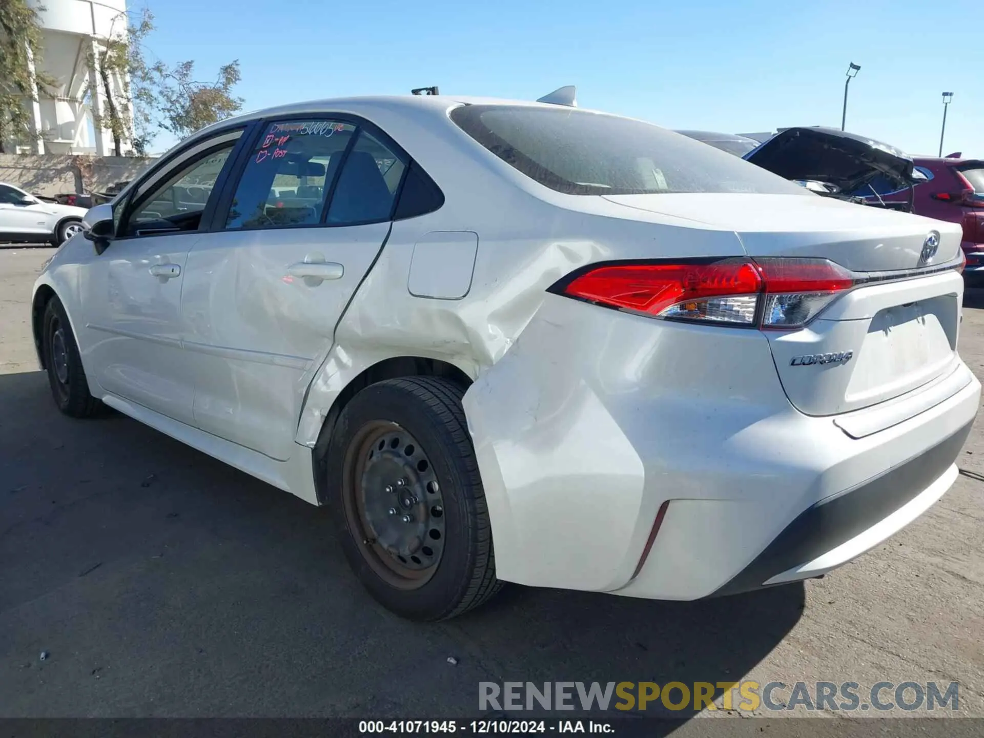 6 fotografías del automóvil dañado JTDEPMAE6MJ135180 TOYOTA COROLLA 2021