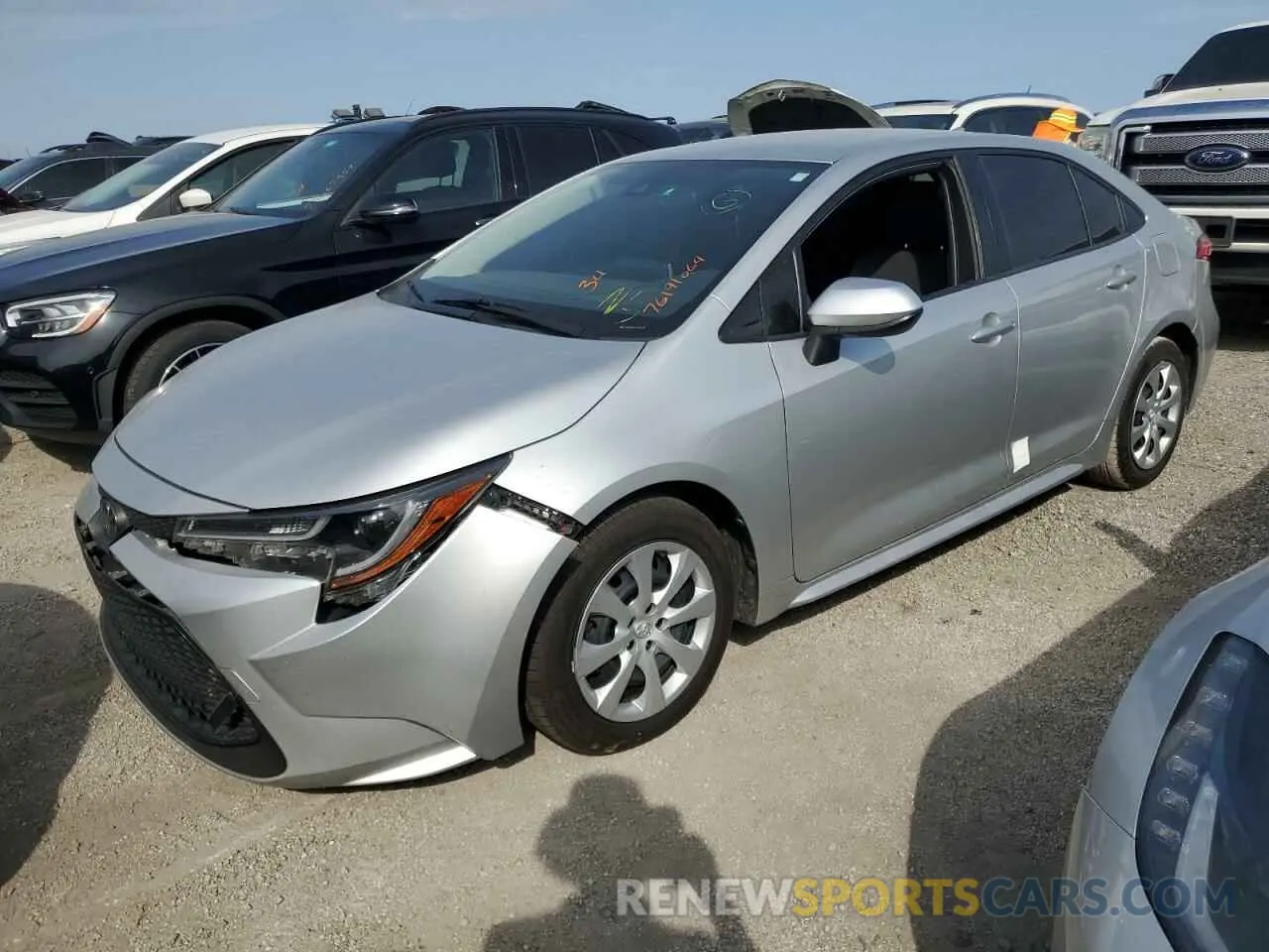 1 fotografías del automóvil dañado JTDEPMAE6MJ140802 TOYOTA COROLLA 2021