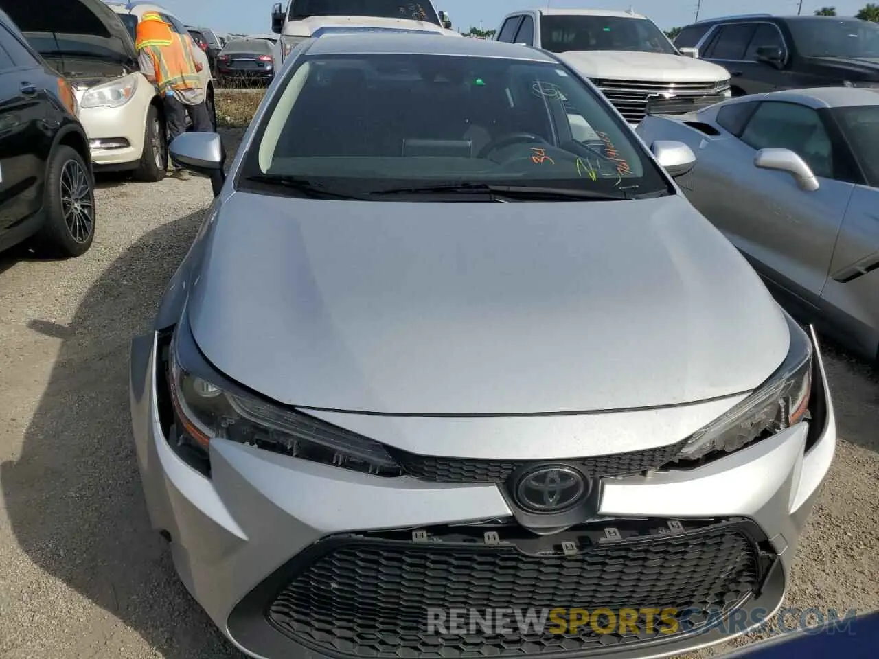 5 fotografías del automóvil dañado JTDEPMAE6MJ140802 TOYOTA COROLLA 2021