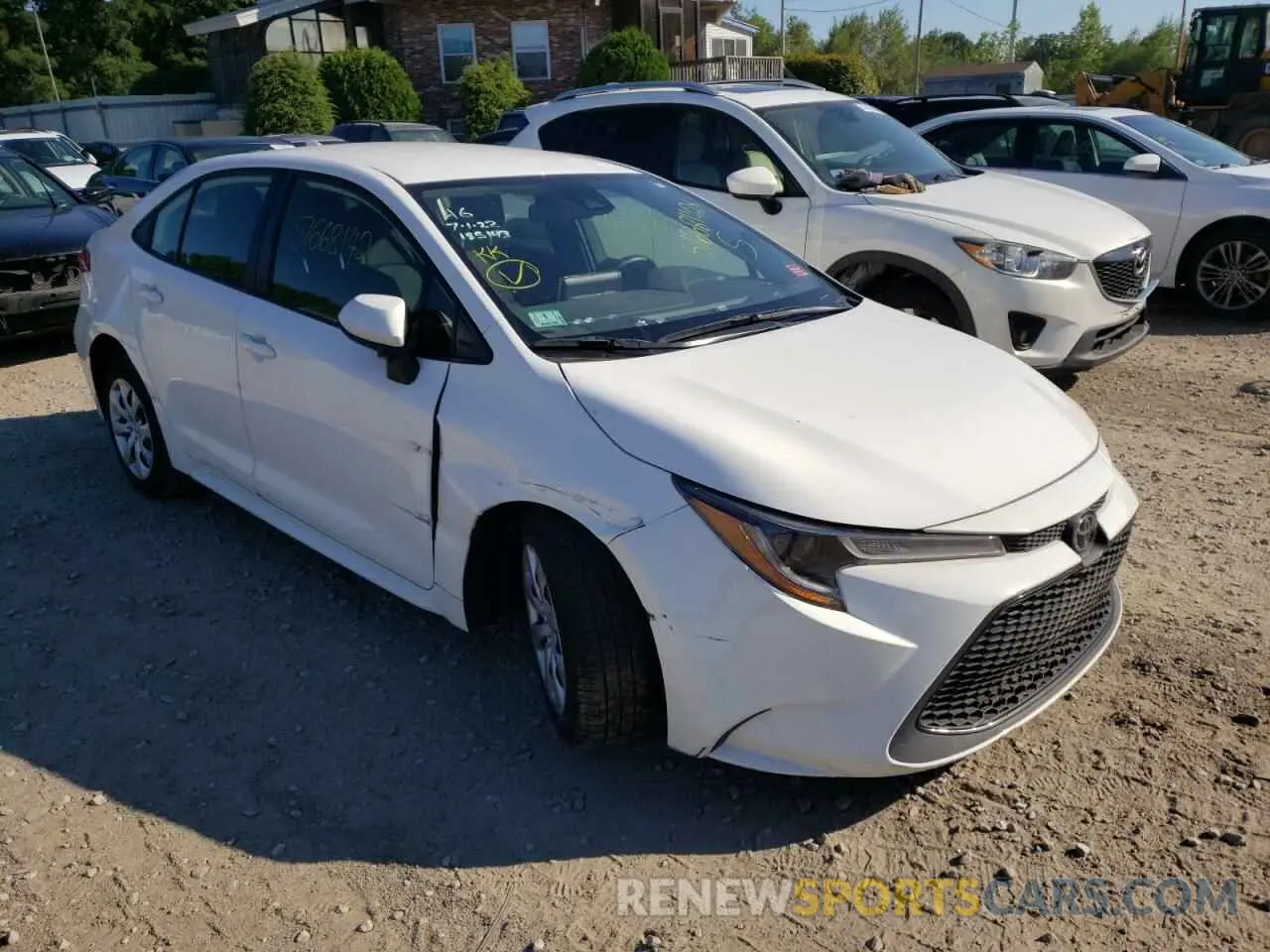 1 fotografías del automóvil dañado JTDEPMAE6MJ144610 TOYOTA COROLLA 2021