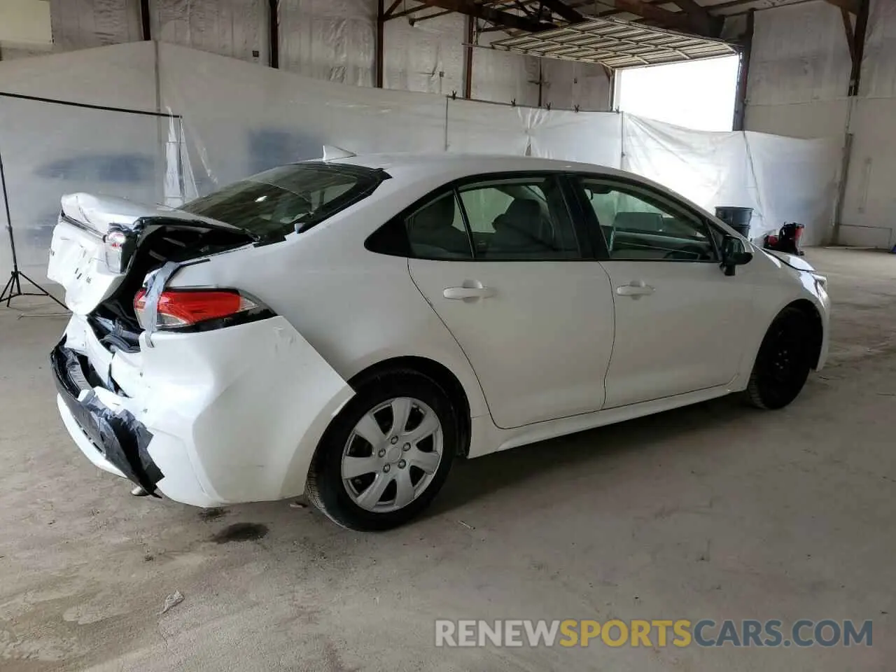 3 fotografías del automóvil dañado JTDEPMAE6MJ147684 TOYOTA COROLLA 2021