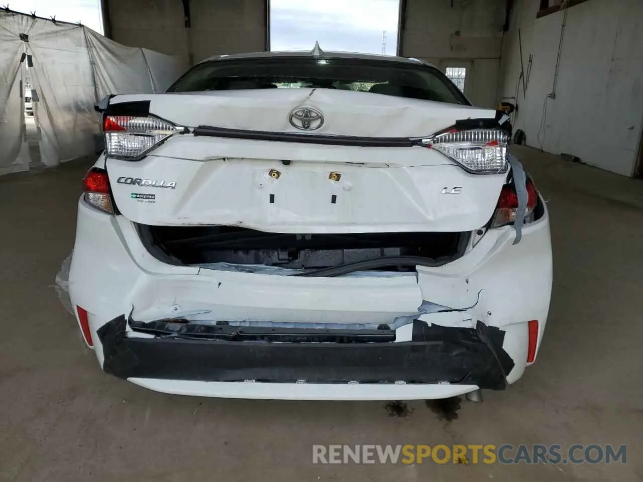 6 fotografías del automóvil dañado JTDEPMAE6MJ147684 TOYOTA COROLLA 2021