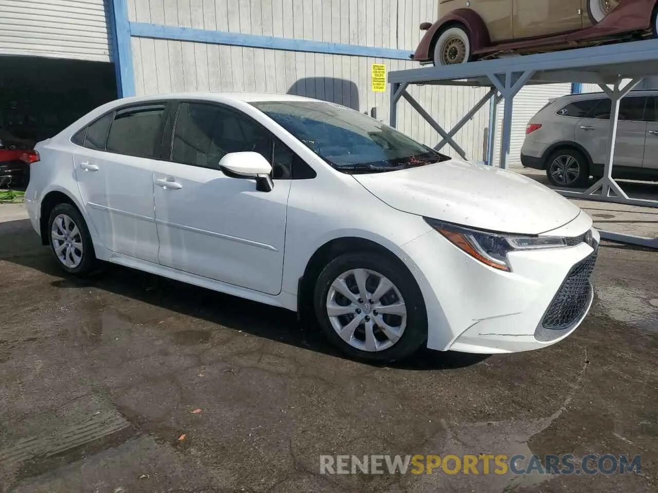 4 fotografías del automóvil dañado JTDEPMAE6MJ149922 TOYOTA COROLLA 2021