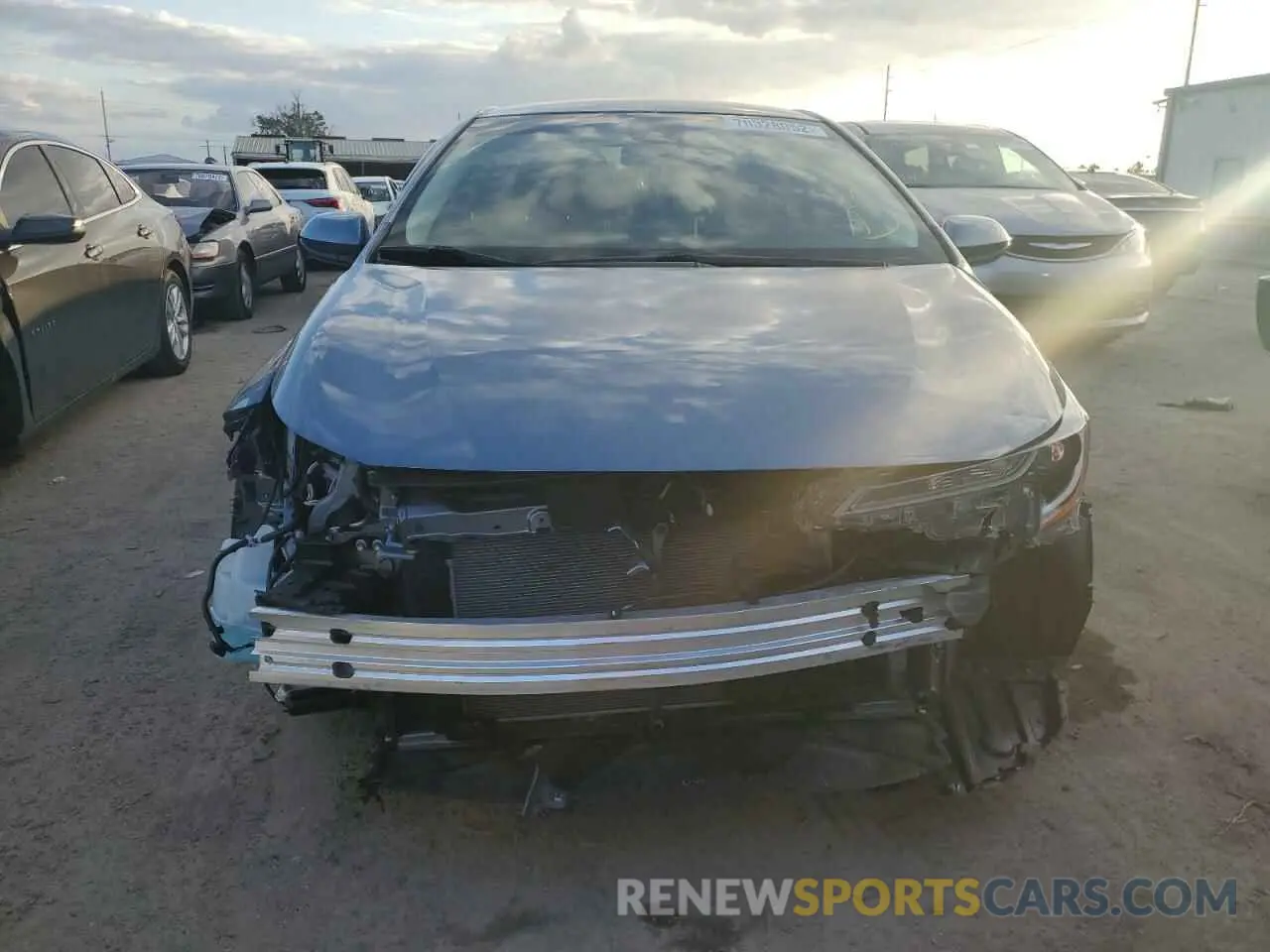 5 fotografías del automóvil dañado JTDEPMAE6MJ151413 TOYOTA COROLLA 2021