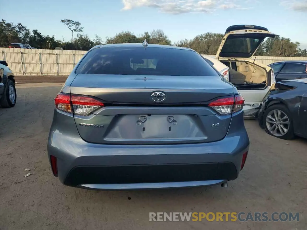 6 fotografías del automóvil dañado JTDEPMAE6MJ151413 TOYOTA COROLLA 2021