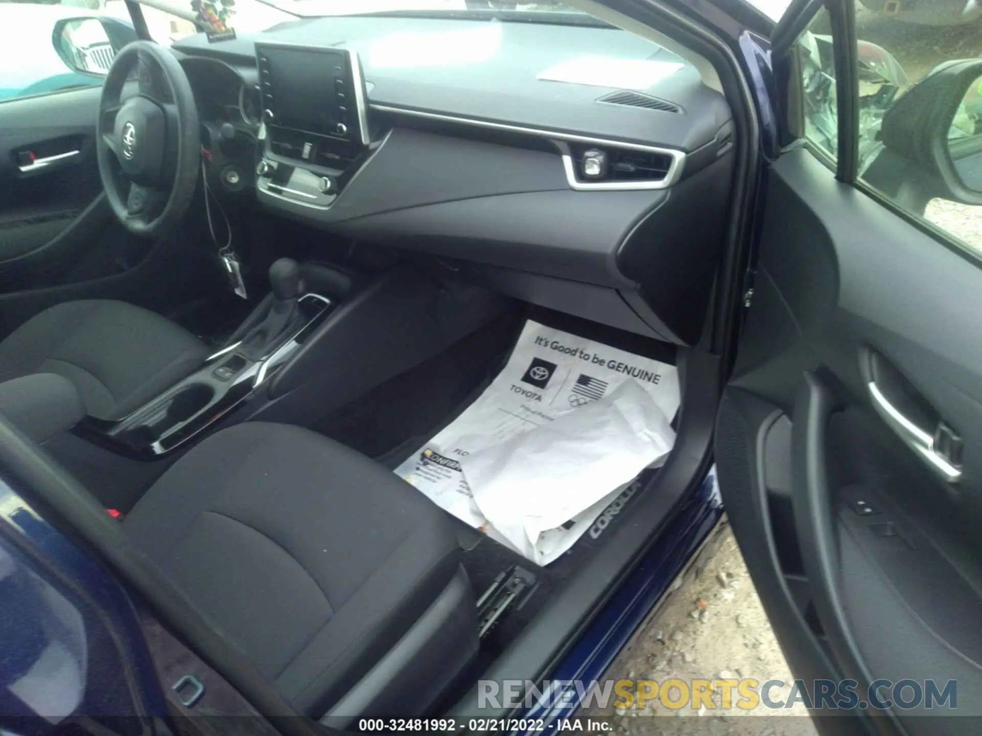 5 fotografías del automóvil dañado JTDEPMAE6MJ155302 TOYOTA COROLLA 2021