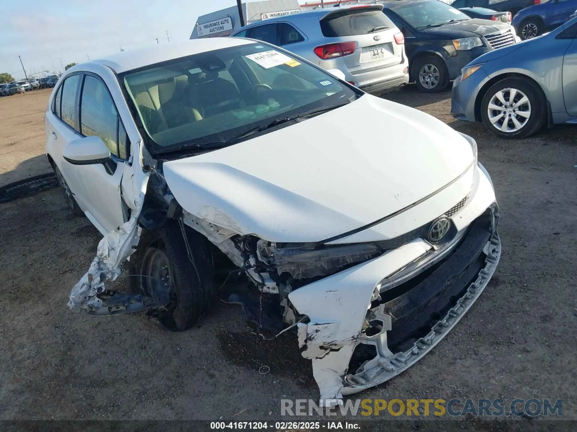 1 fotografías del automóvil dañado JTDEPMAE6MJ160614 TOYOTA COROLLA 2021