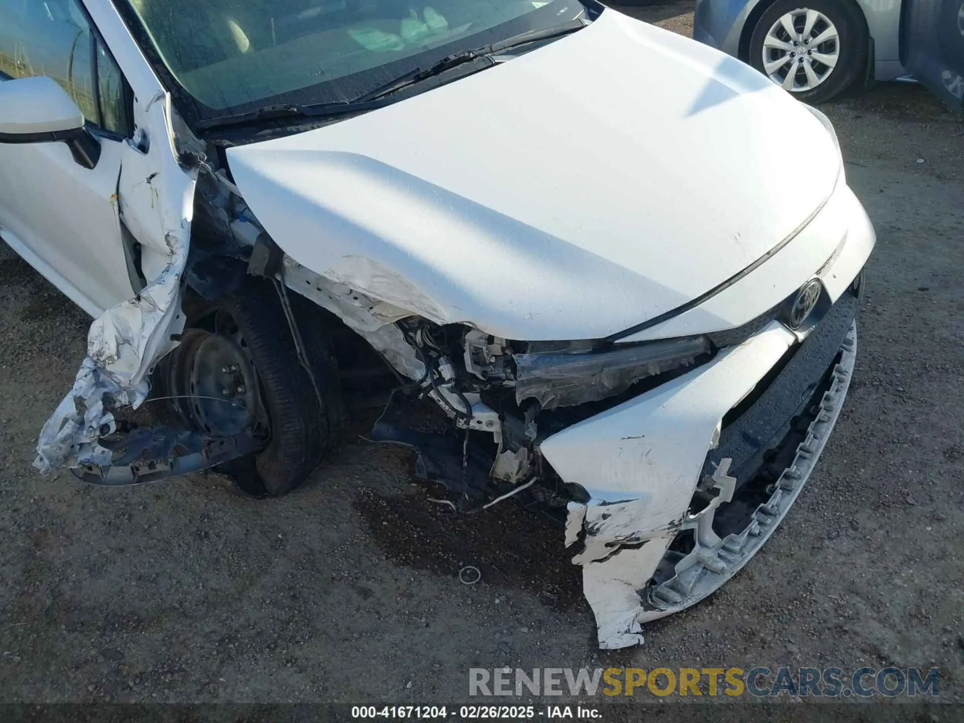 6 fotografías del automóvil dañado JTDEPMAE6MJ160614 TOYOTA COROLLA 2021