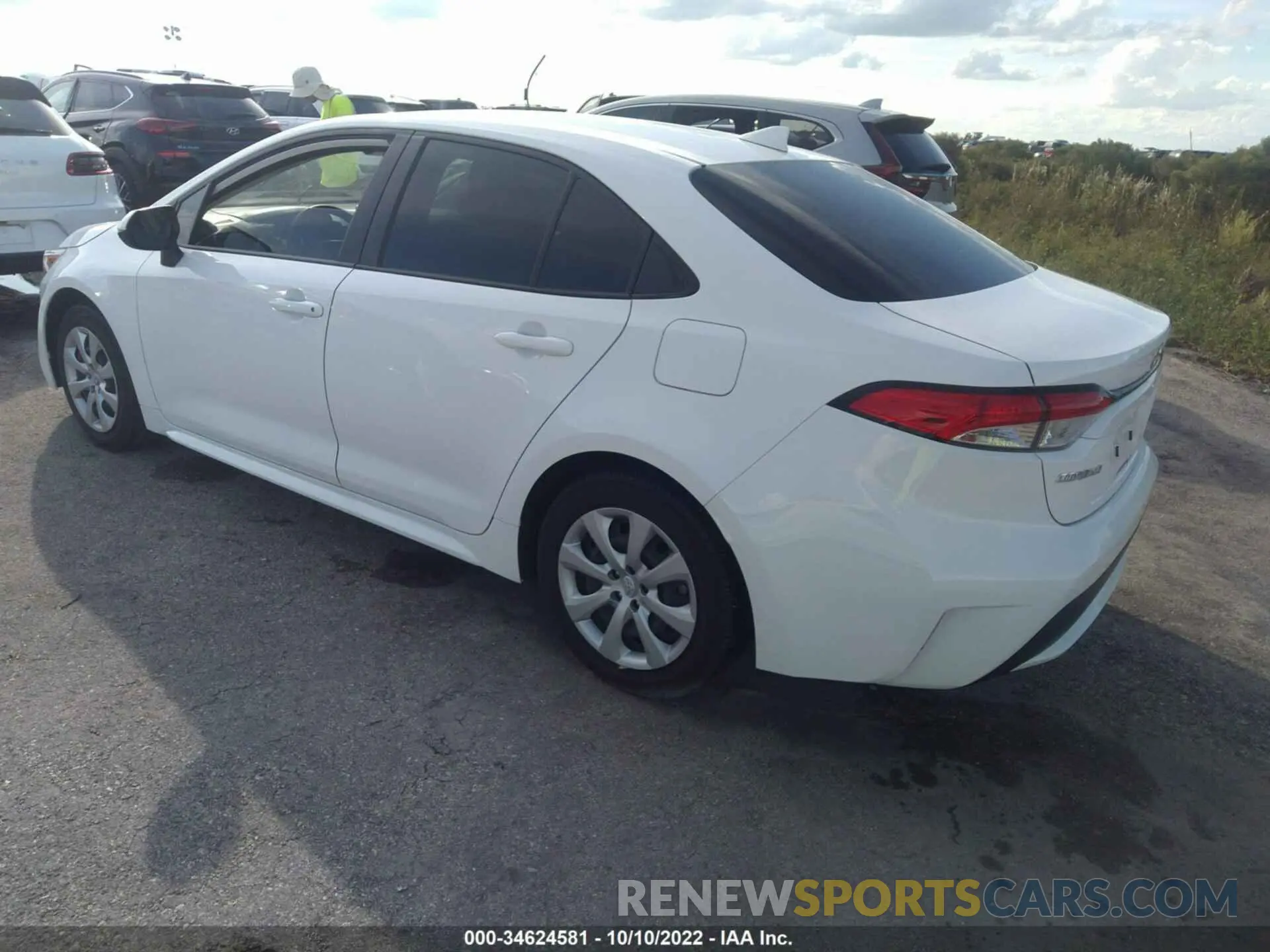 3 fotografías del automóvil dañado JTDEPMAE6MJ165201 TOYOTA COROLLA 2021