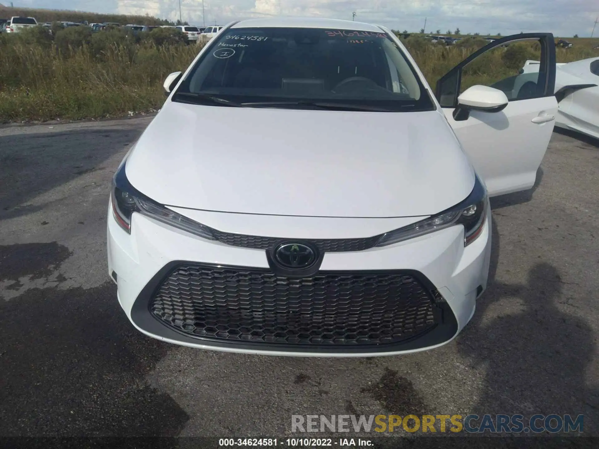 6 fotografías del automóvil dañado JTDEPMAE6MJ165201 TOYOTA COROLLA 2021