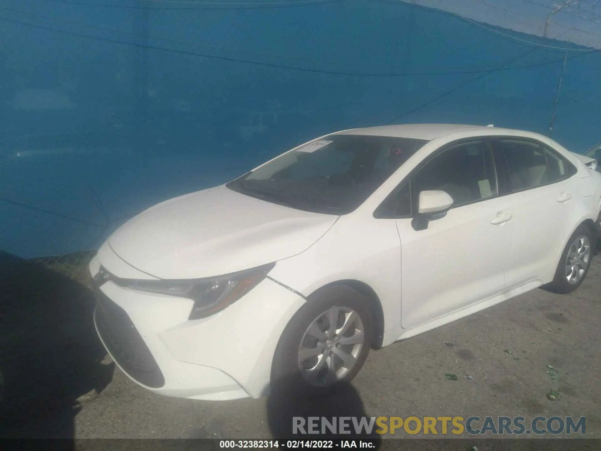 2 fotografías del automóvil dañado JTDEPMAE6MJ166591 TOYOTA COROLLA 2021