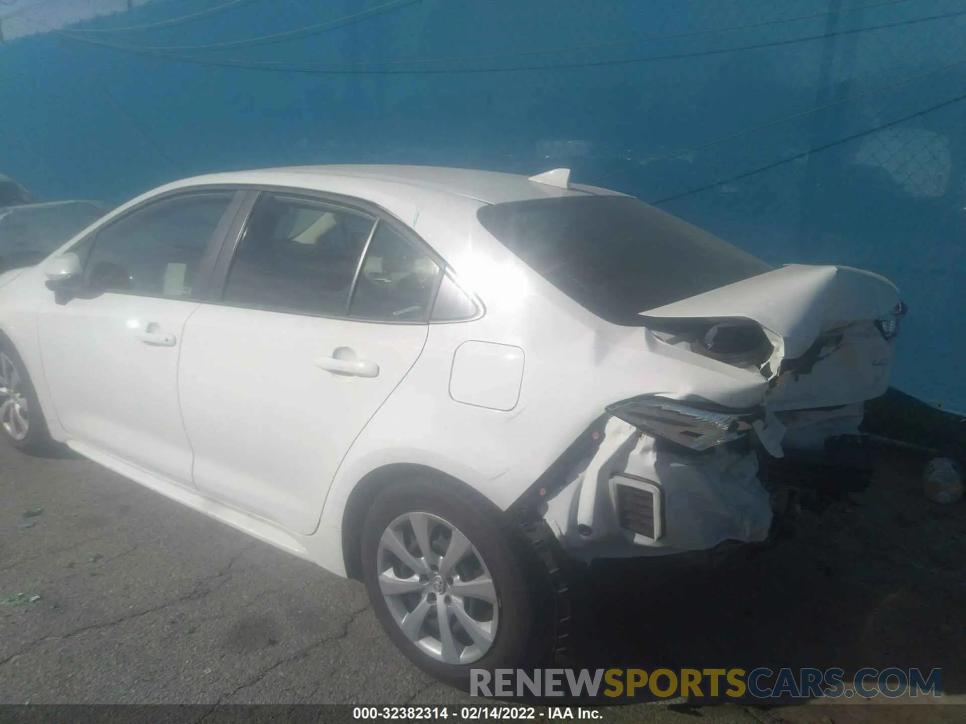 3 fotografías del automóvil dañado JTDEPMAE6MJ166591 TOYOTA COROLLA 2021