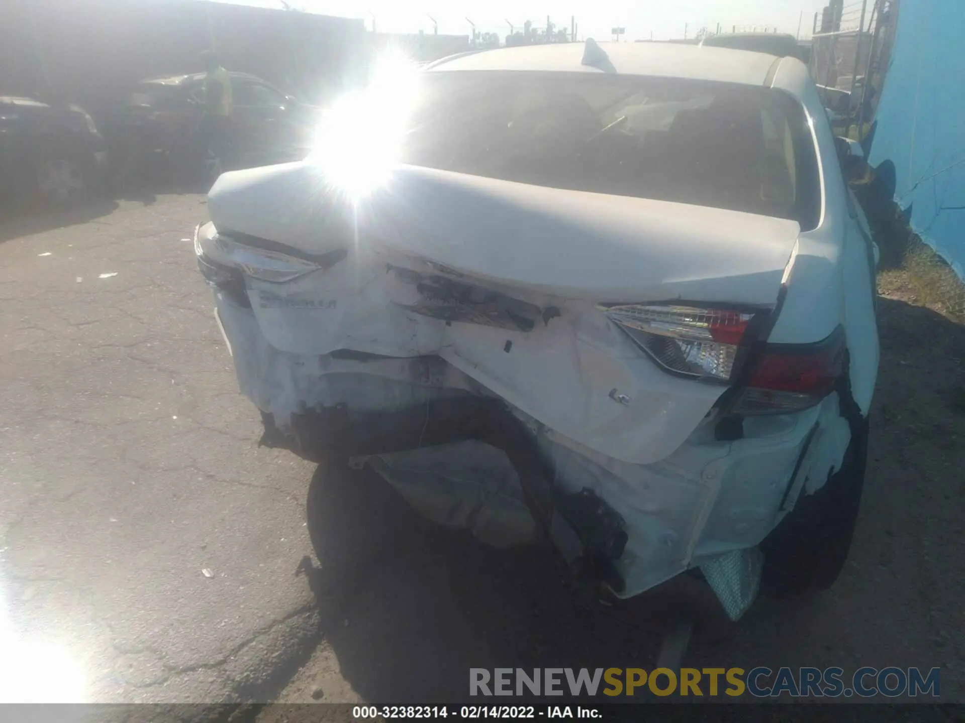 6 fotografías del automóvil dañado JTDEPMAE6MJ166591 TOYOTA COROLLA 2021